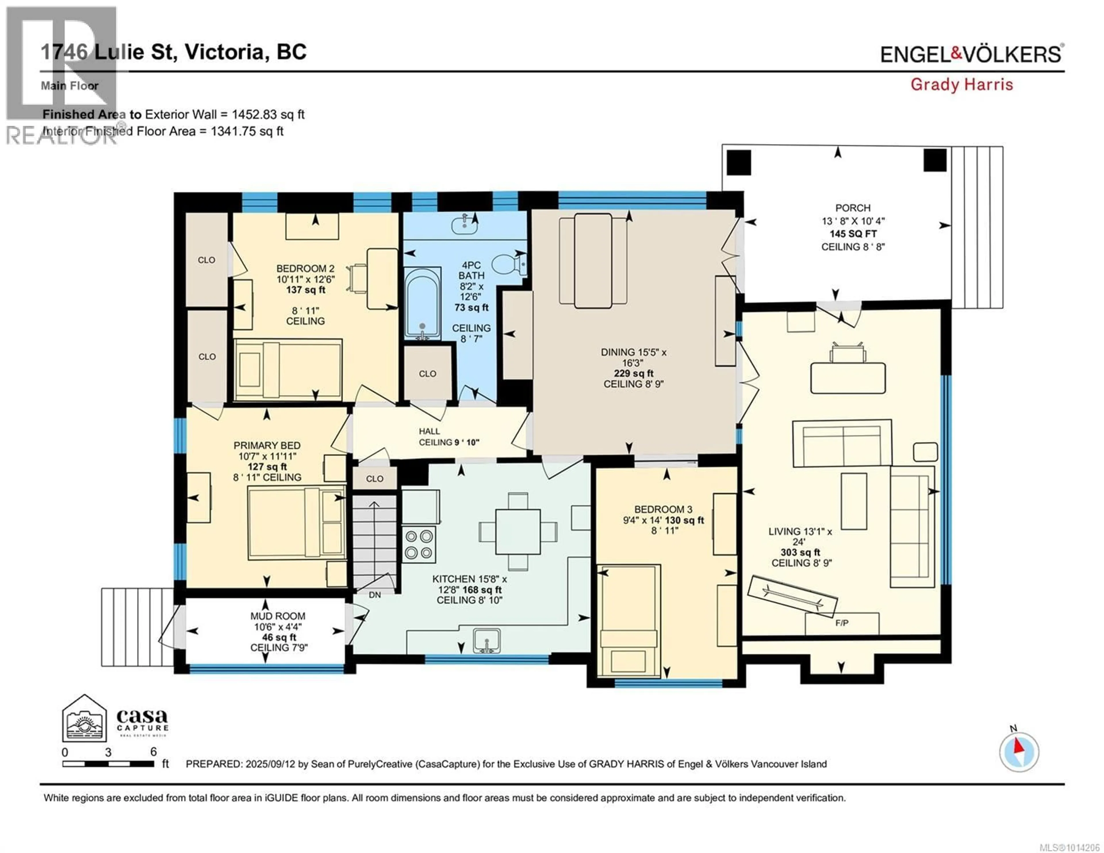 Floor plan for 1746 LULIE STREET, Oak Bay British Columbia V8R5W6