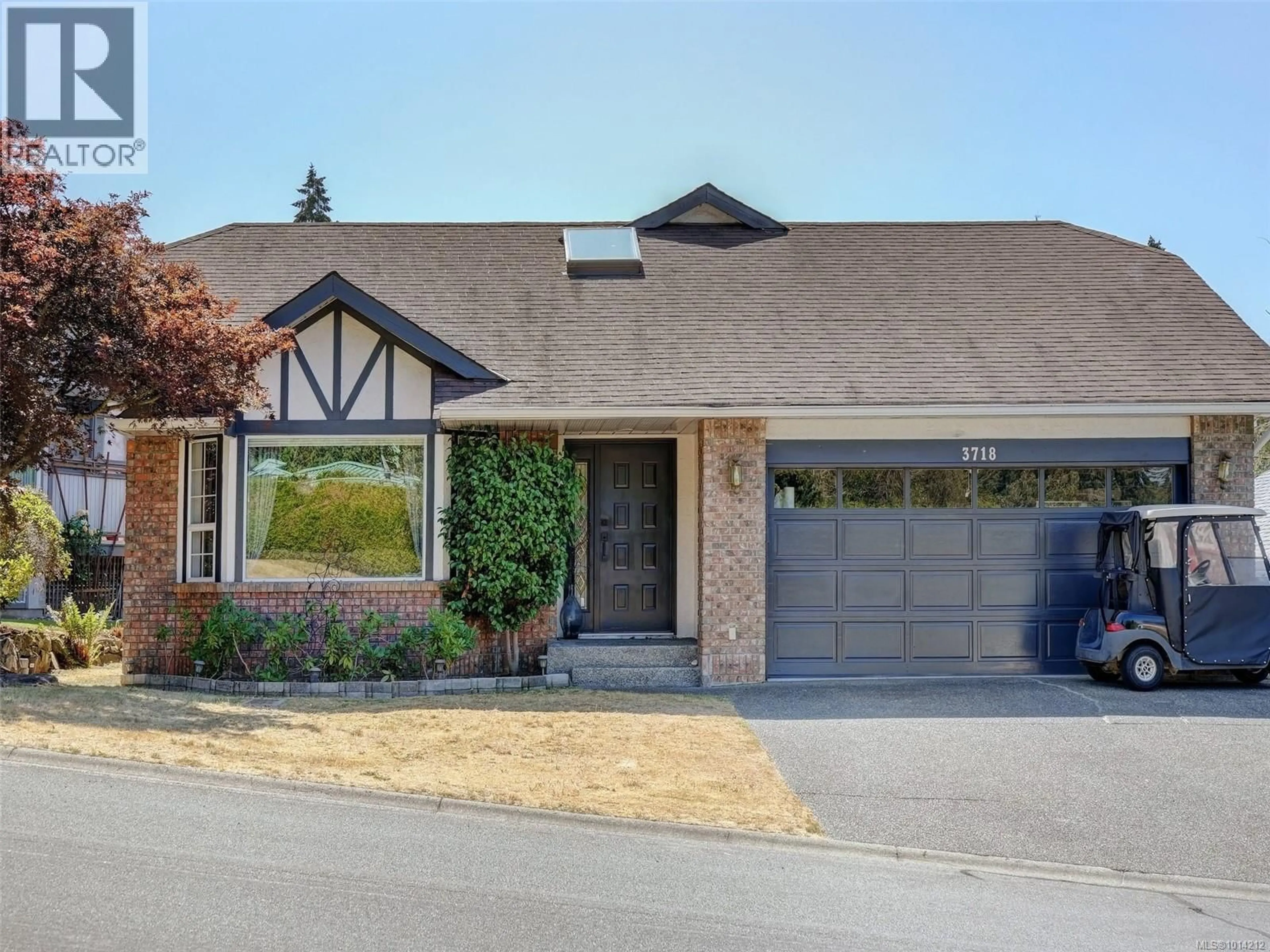 Home with brick exterior material, street for 3718 ARBUTUS DRIVE NORTH, Cobble Hill British Columbia V8H0K8