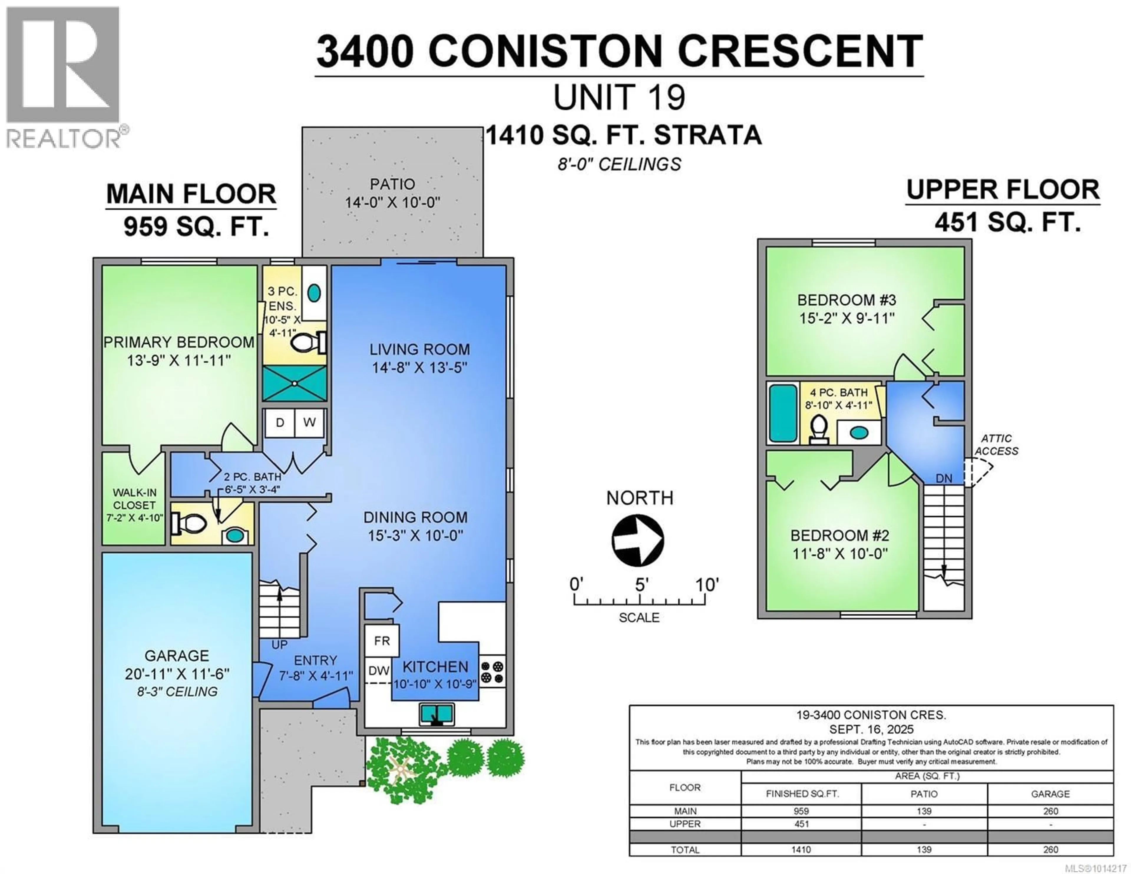 Floor plan for 19 - 3400 CONISTON CRESCENT, Cumberland British Columbia V0R1S0