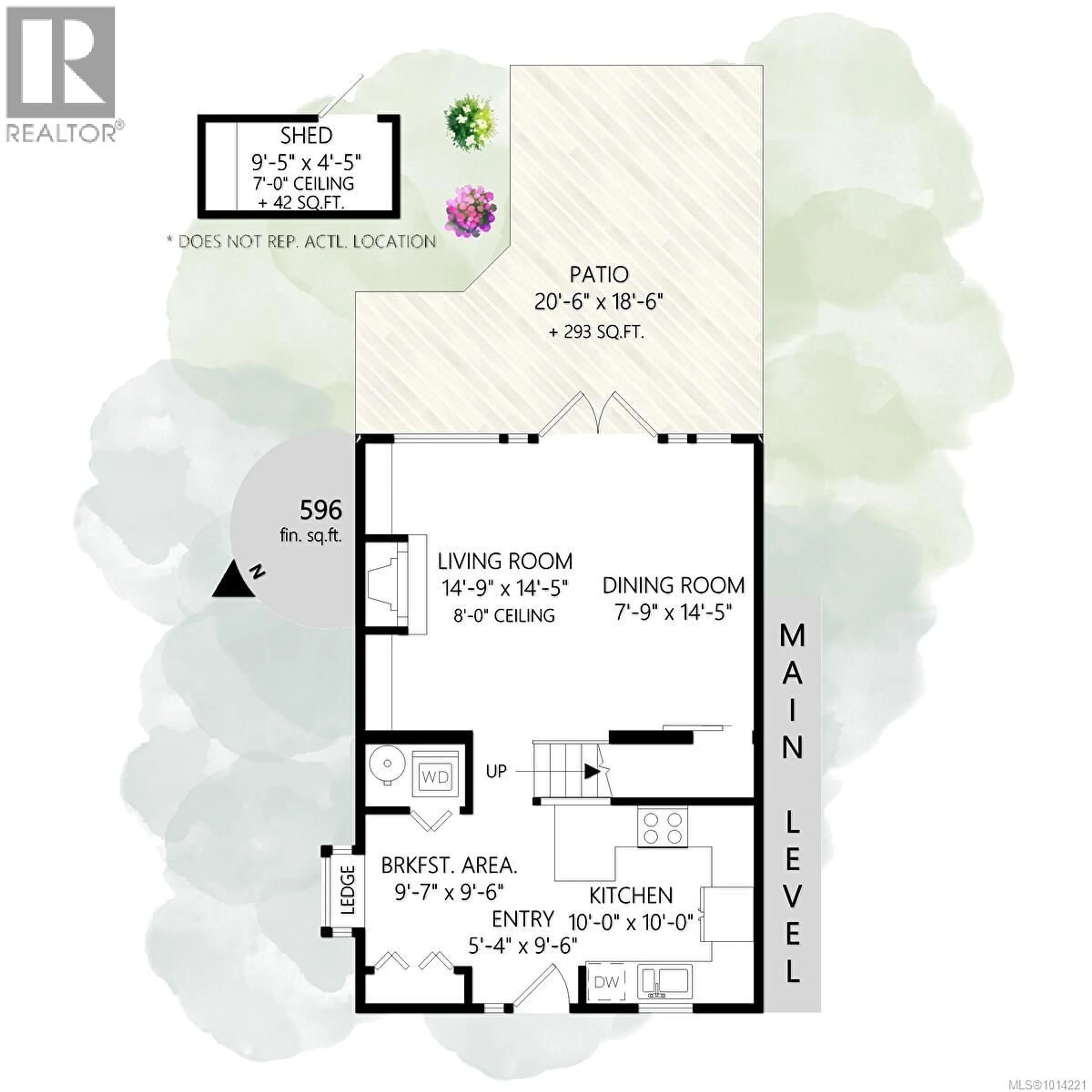 Floor plan for 4 - 126 ONTARIO STREET, Victoria British Columbia V8V1M9