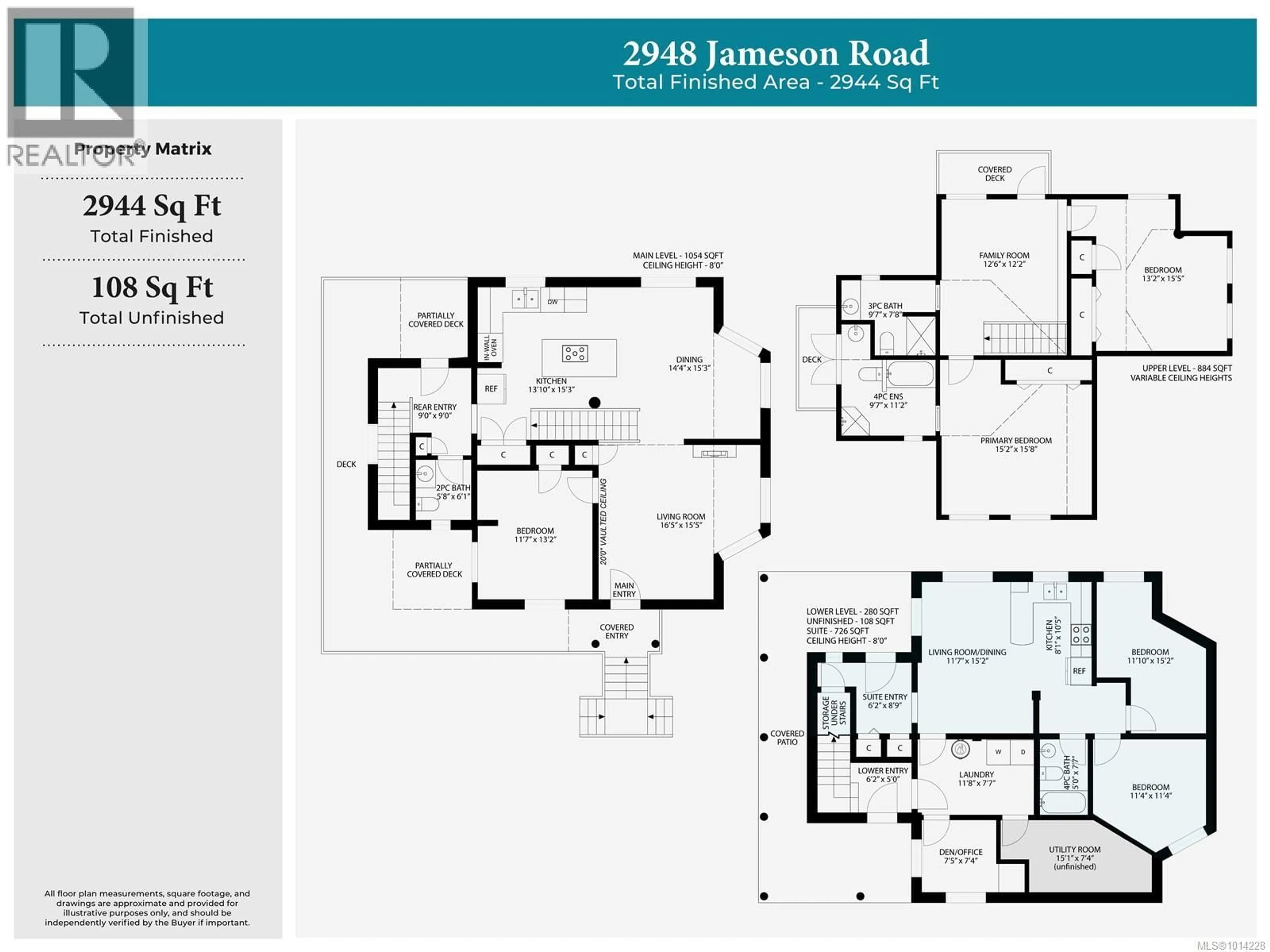Floor plan for 2948 JAMESON ROAD, Nanaimo British Columbia V9R6W8