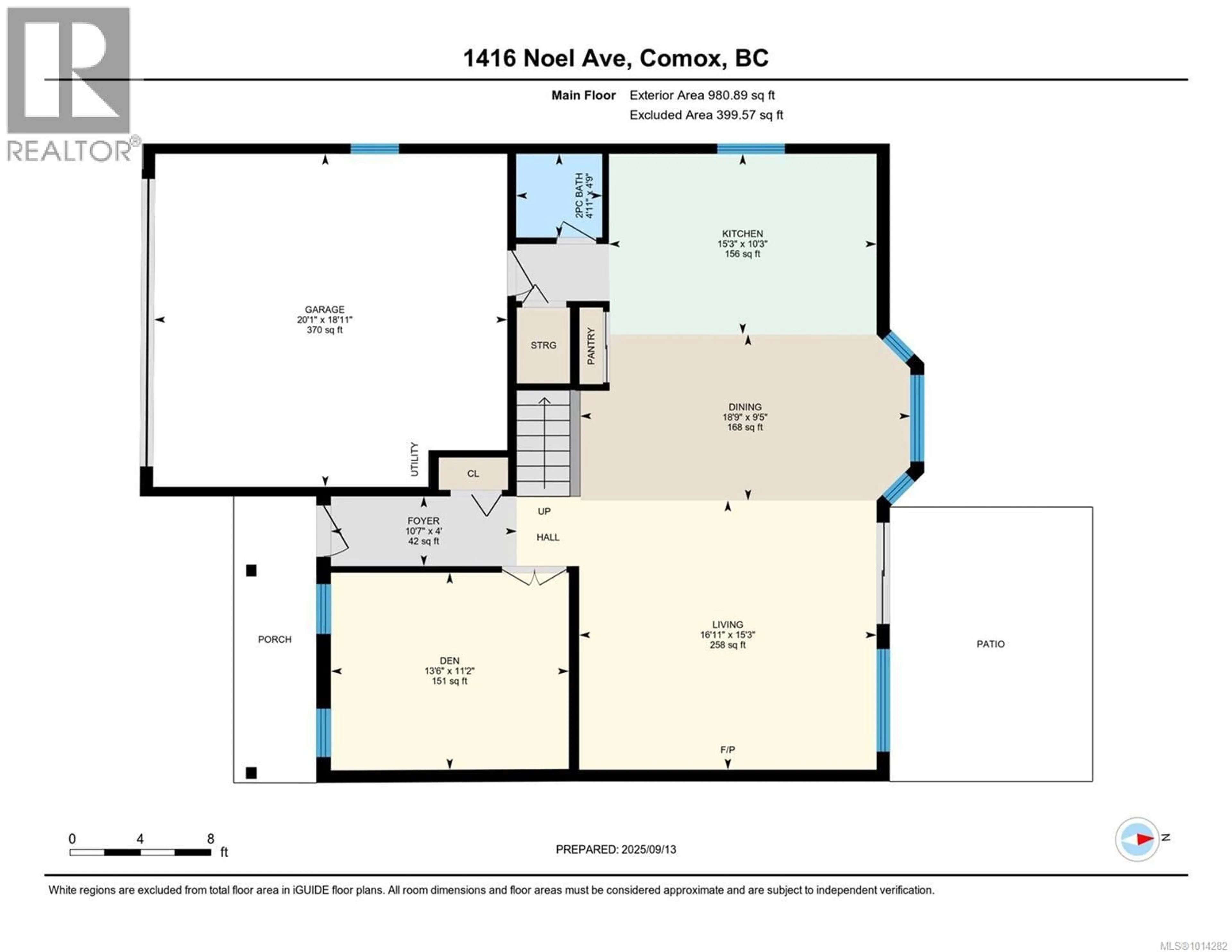Floor plan for 1416 NOEL AVENUE, Comox British Columbia V9M3C6