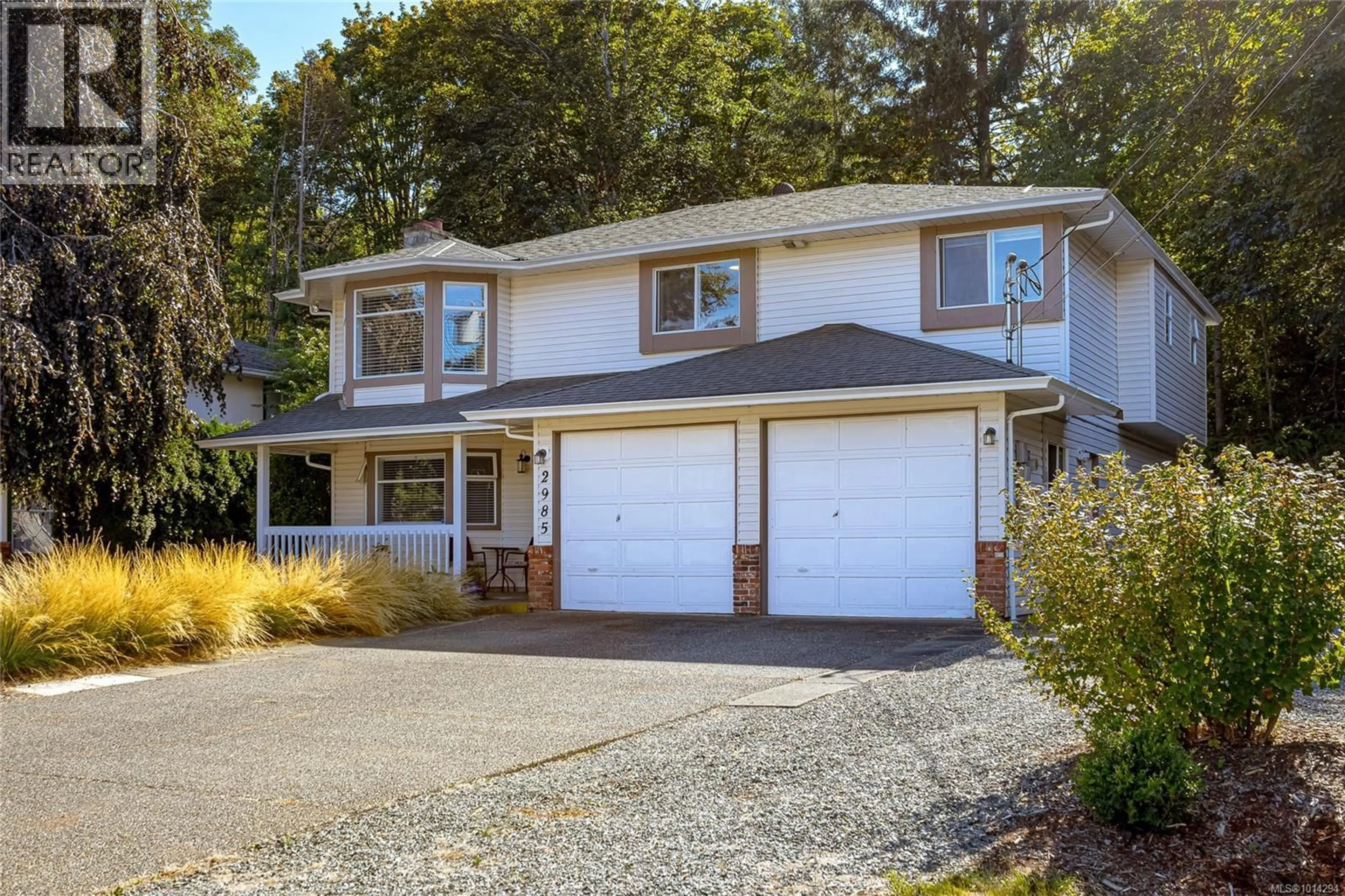 Home with vinyl exterior material, street for 2985 HARLEQUIN PLACE, Langford British Columbia V9B5B1