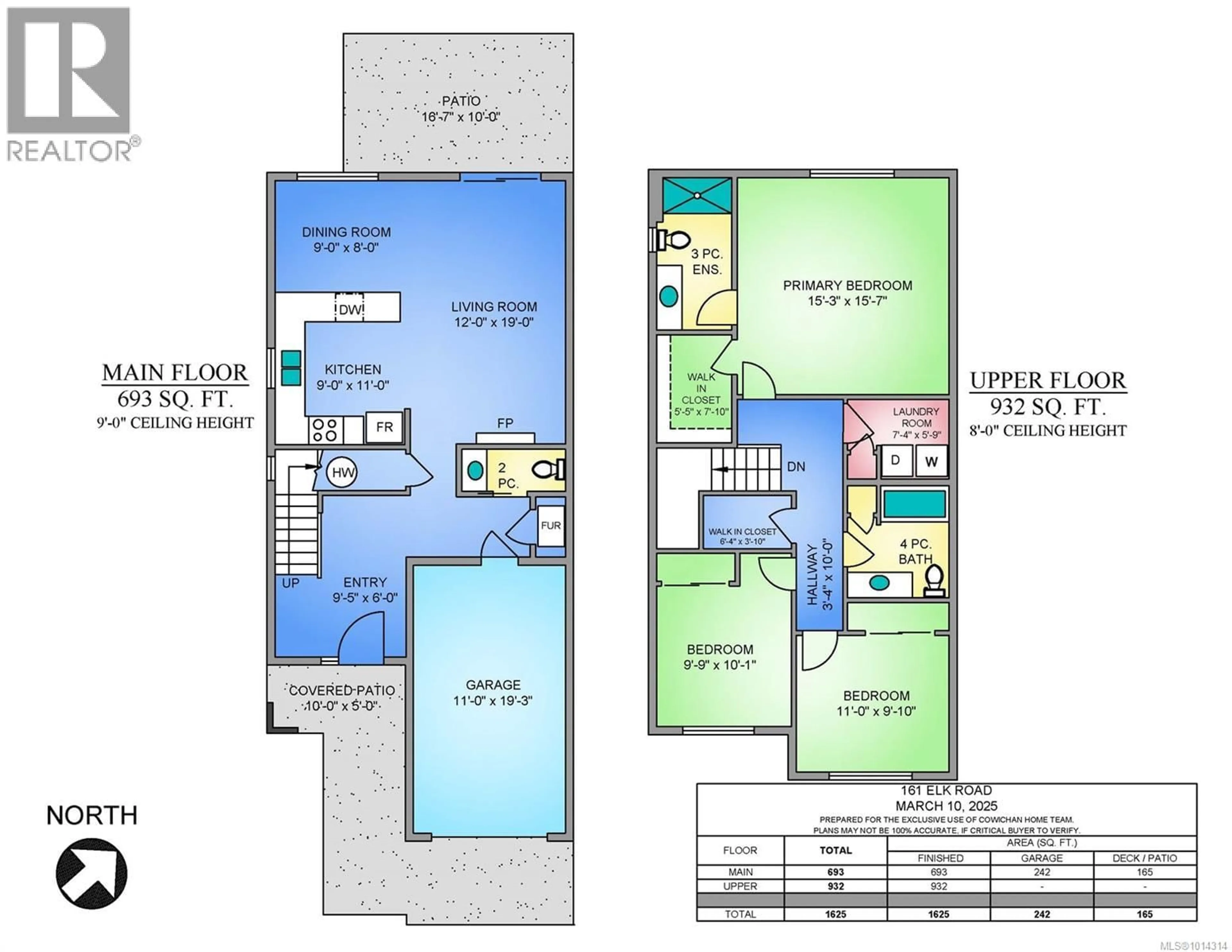 Floor plan for 161 ELK ROAD, Lake Cowichan British Columbia V0R2G0