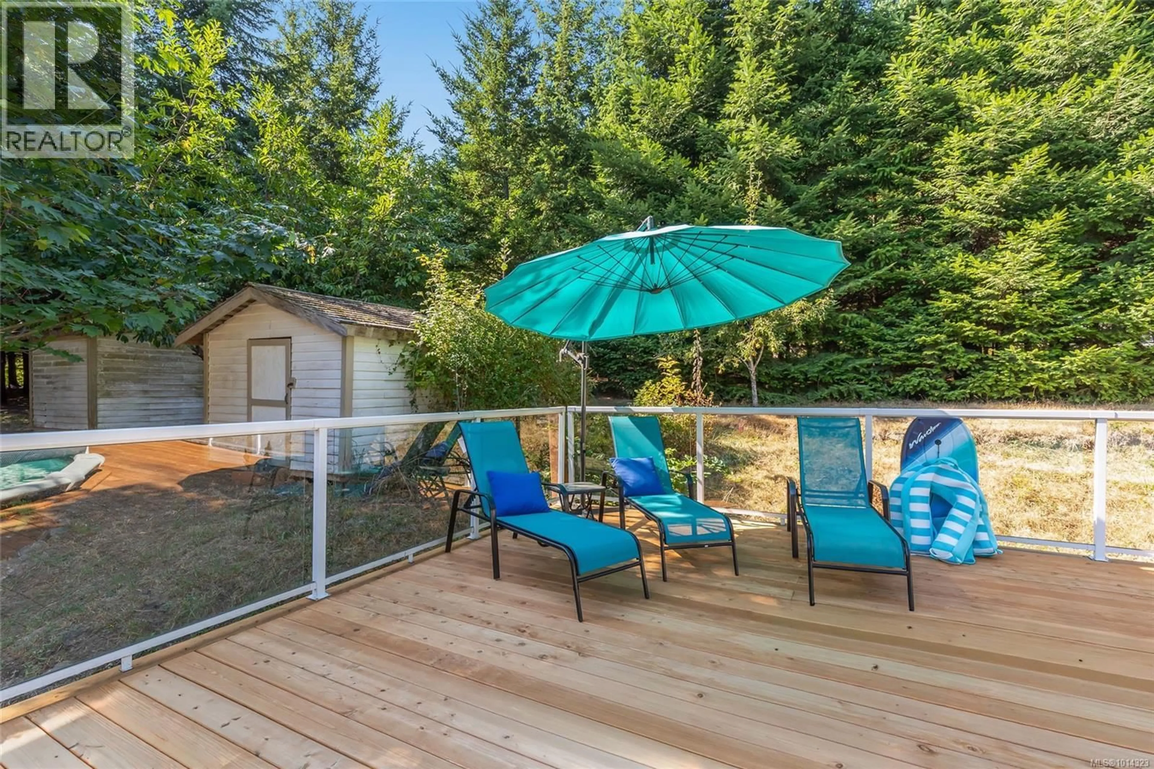 Patio, water/lake/river/ocean view for 3141 GALLOWAY GULCH ROAD, Nanaimo British Columbia V9R6W9