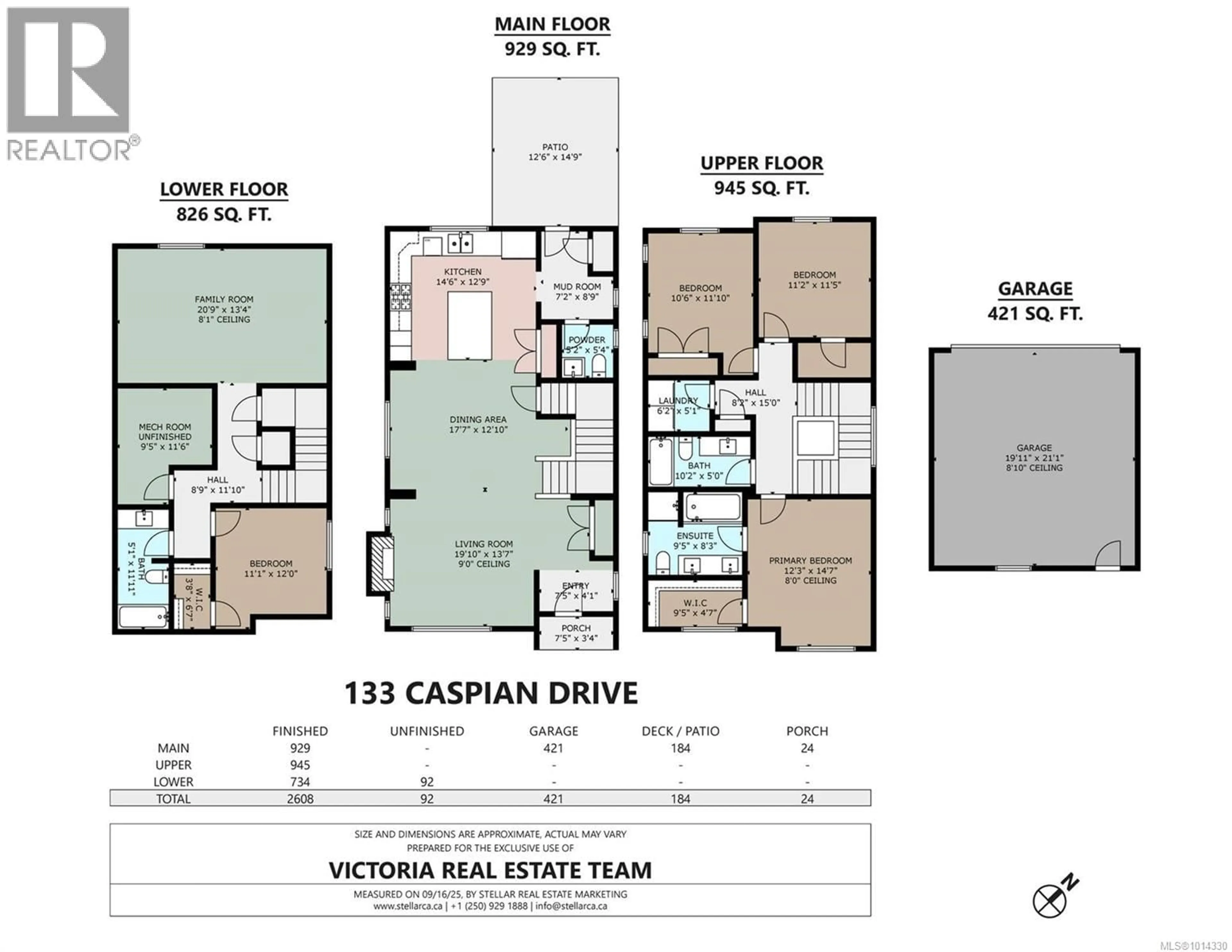 Floor plan for 133 CASPIAN DRIVE, Colwood British Columbia V9C0R6