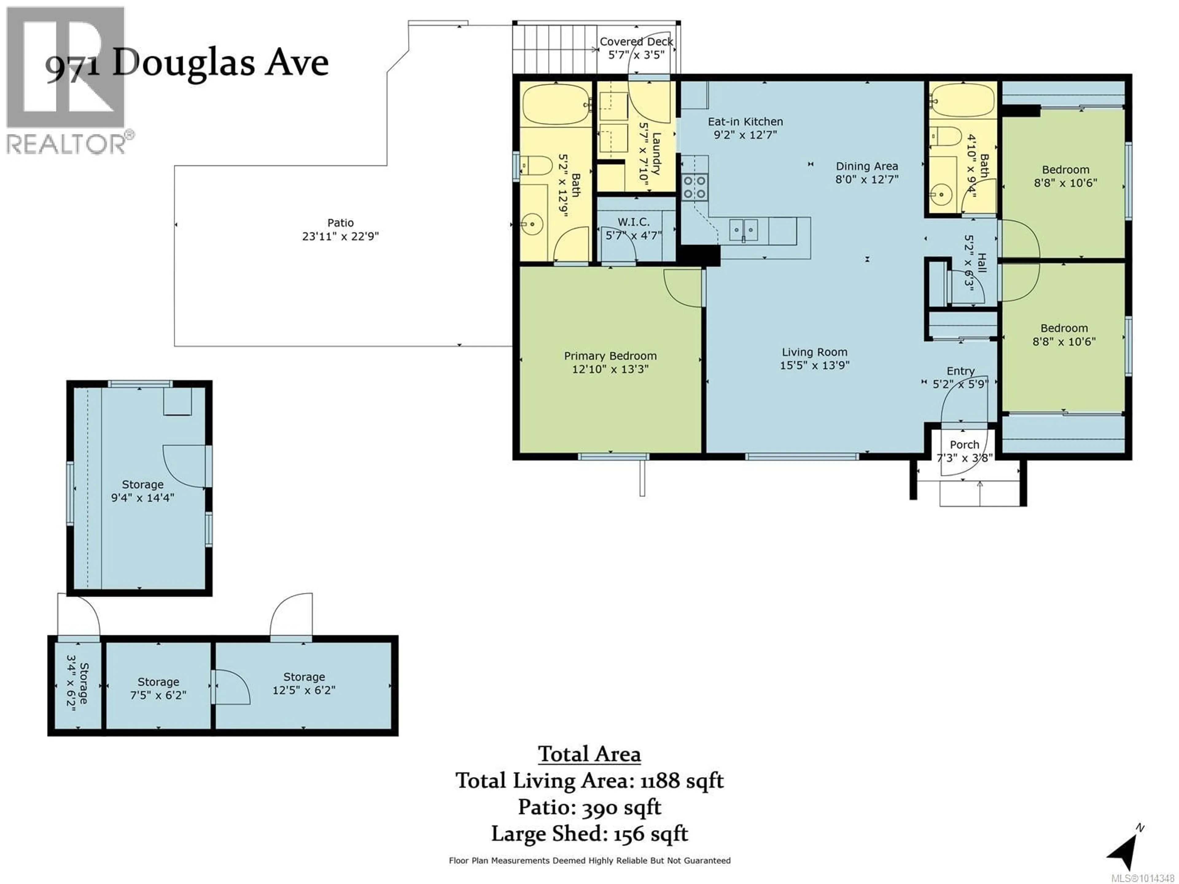 Floor plan for 76 - 971 DOUGLAS AVENUE, Nanaimo British Columbia V9R6C1