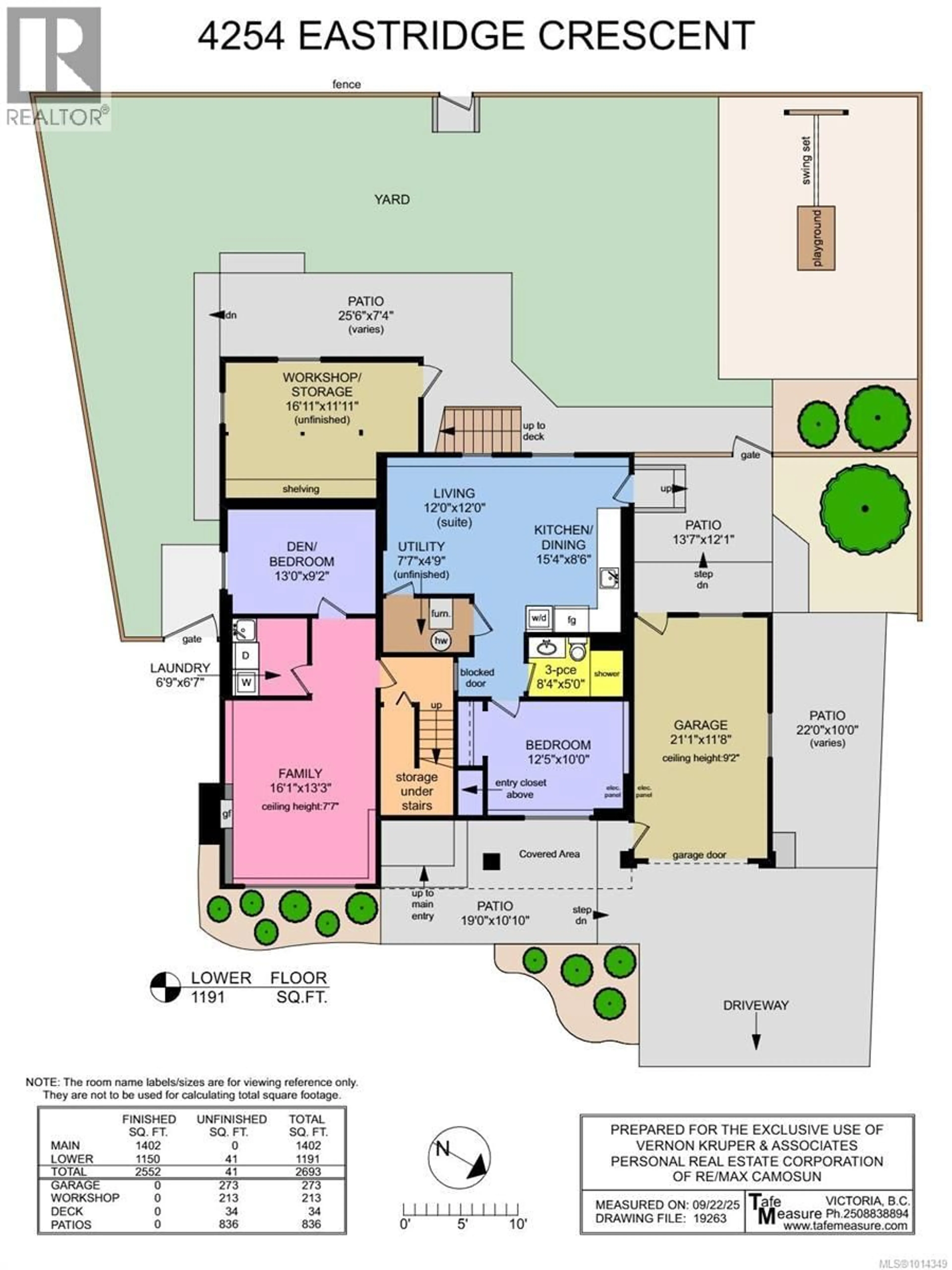 Floor plan for 4254 EASTRIDGE CRESCENT, Saanich British Columbia V8Z6B6