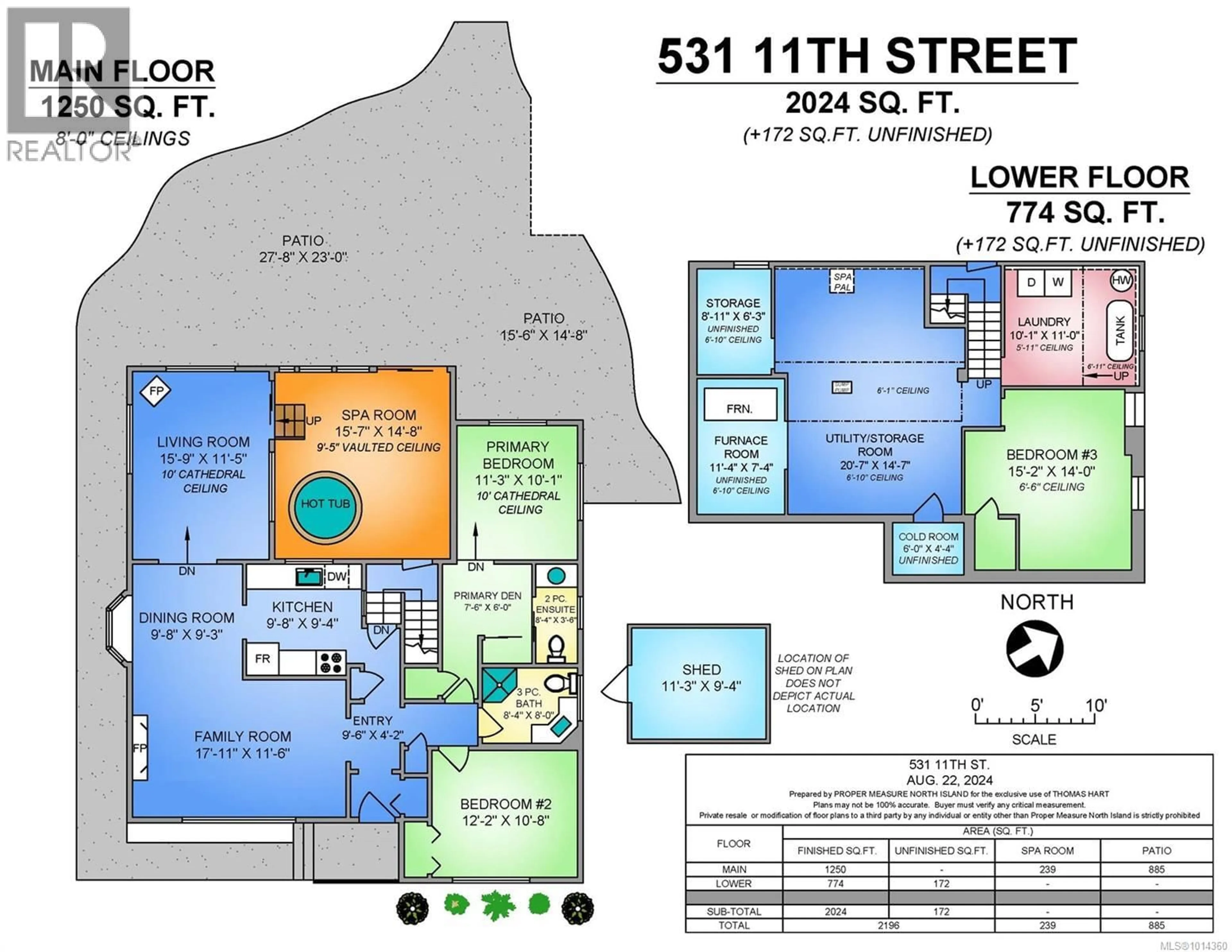 Floor plan for 531 11TH STREET, Courtenay British Columbia V9N1S7