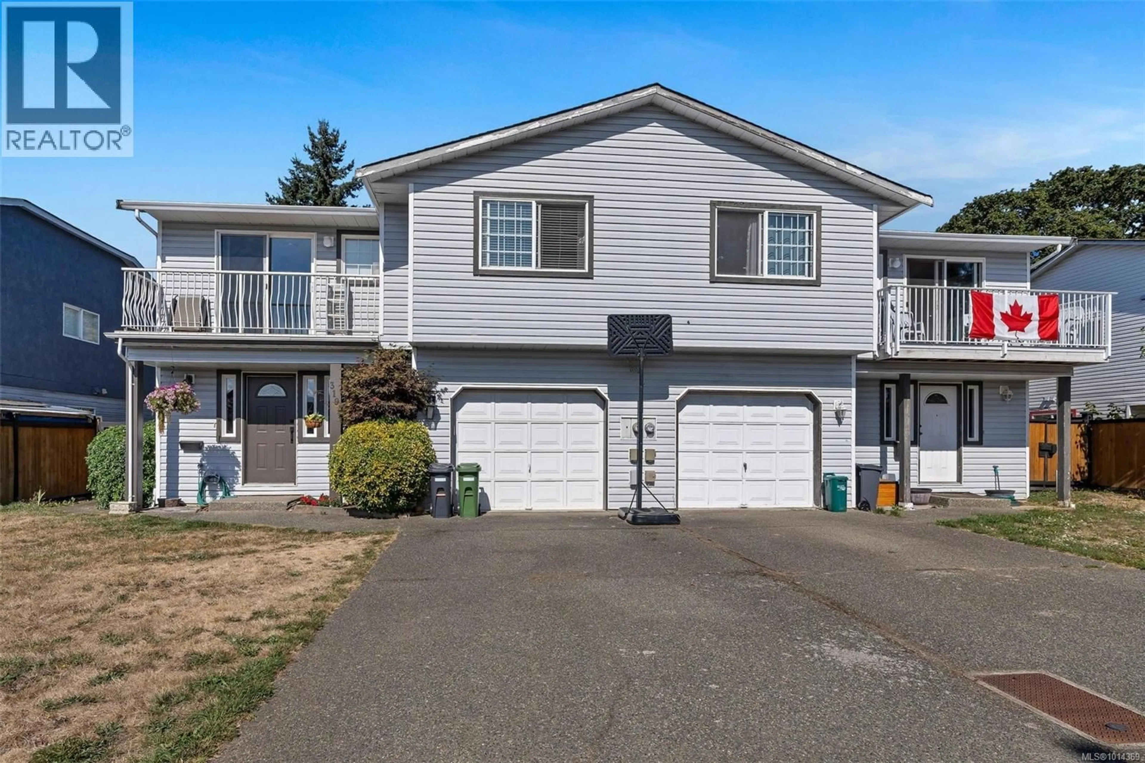 Home with vinyl exterior material, street for 3197 GILANA PLACE, Duncan British Columbia