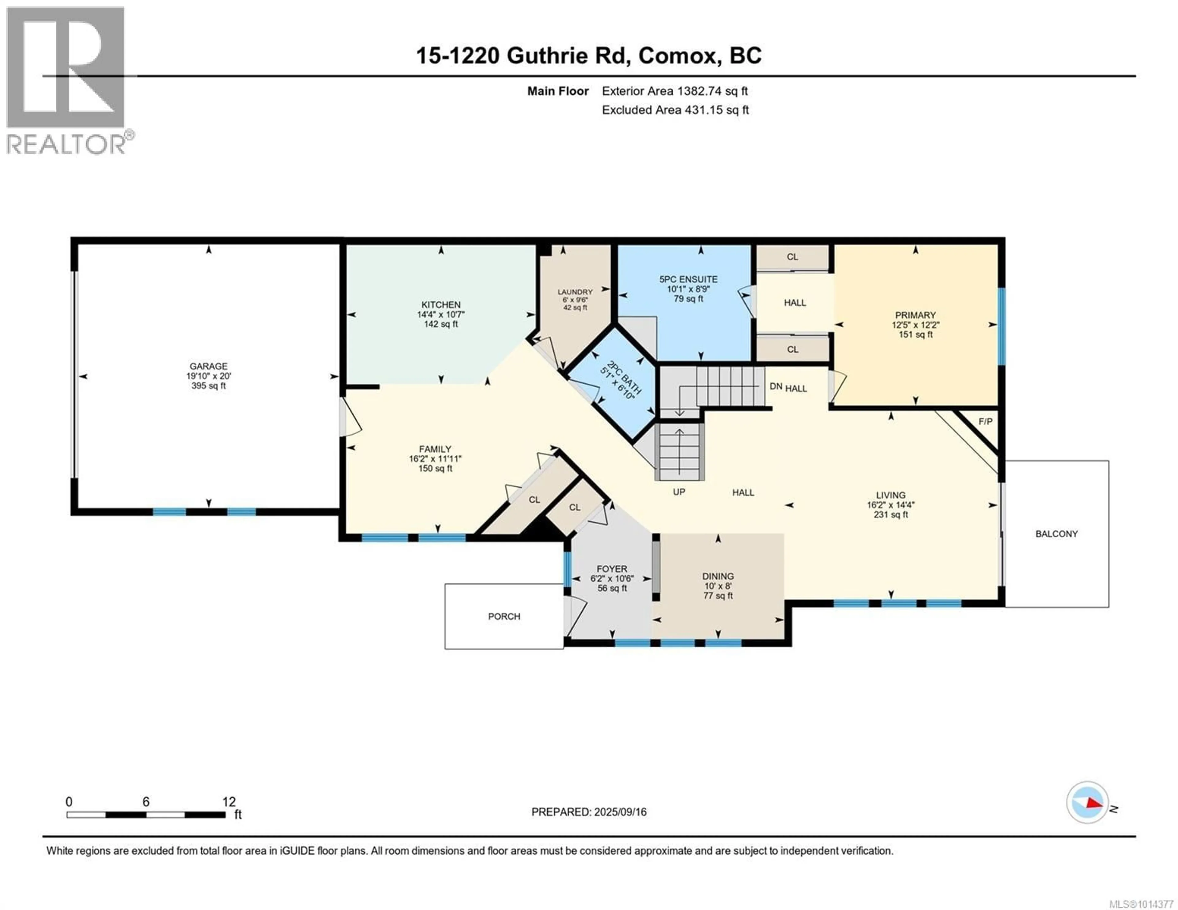 Floor plan for 15 - 1220 GUTHRIE ROAD, Comox British Columbia V9M4A6