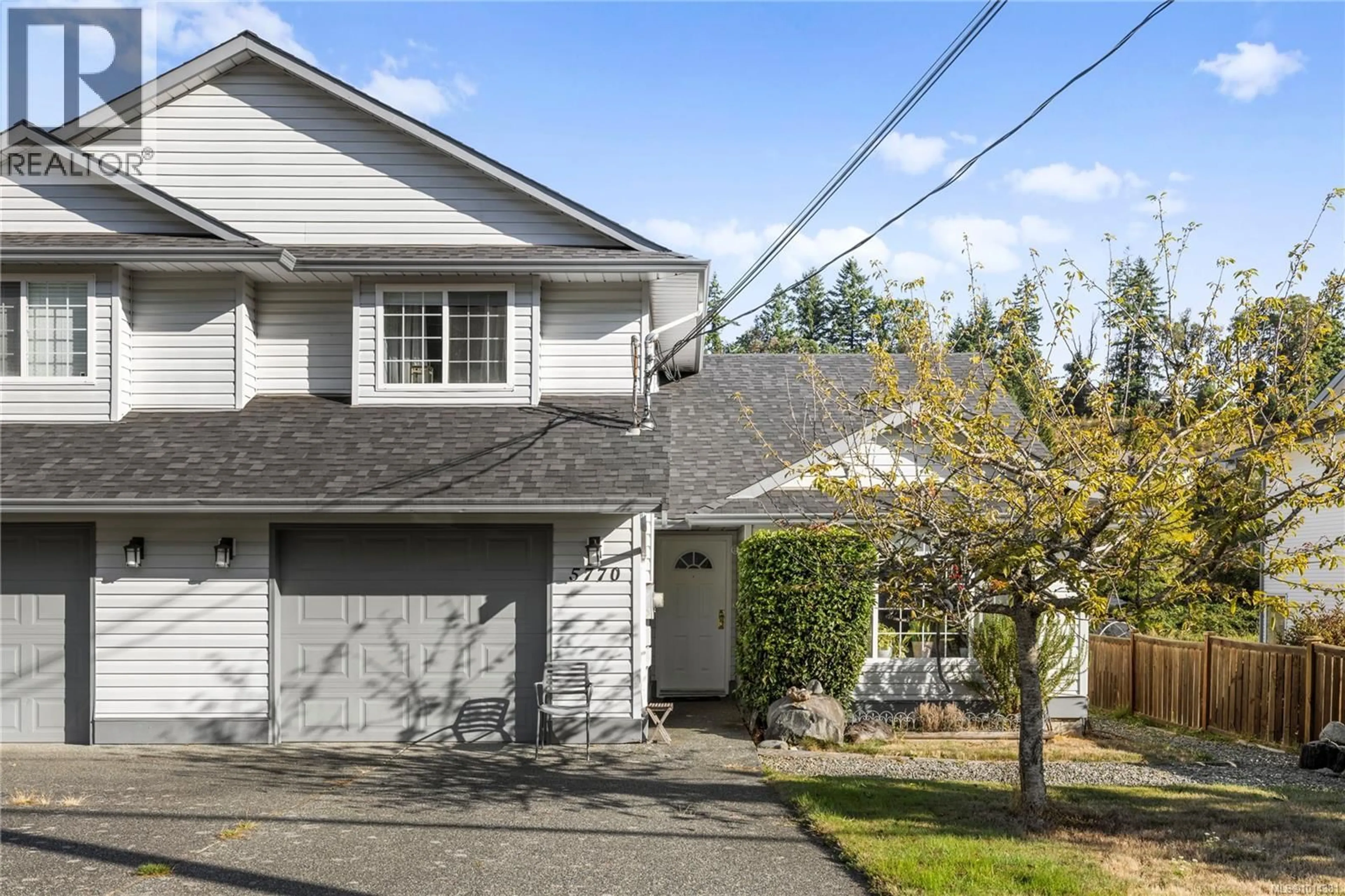 Home with vinyl exterior material, street for 5770 BROOKWOOD DRIVE, Nanaimo British Columbia V9T5P2