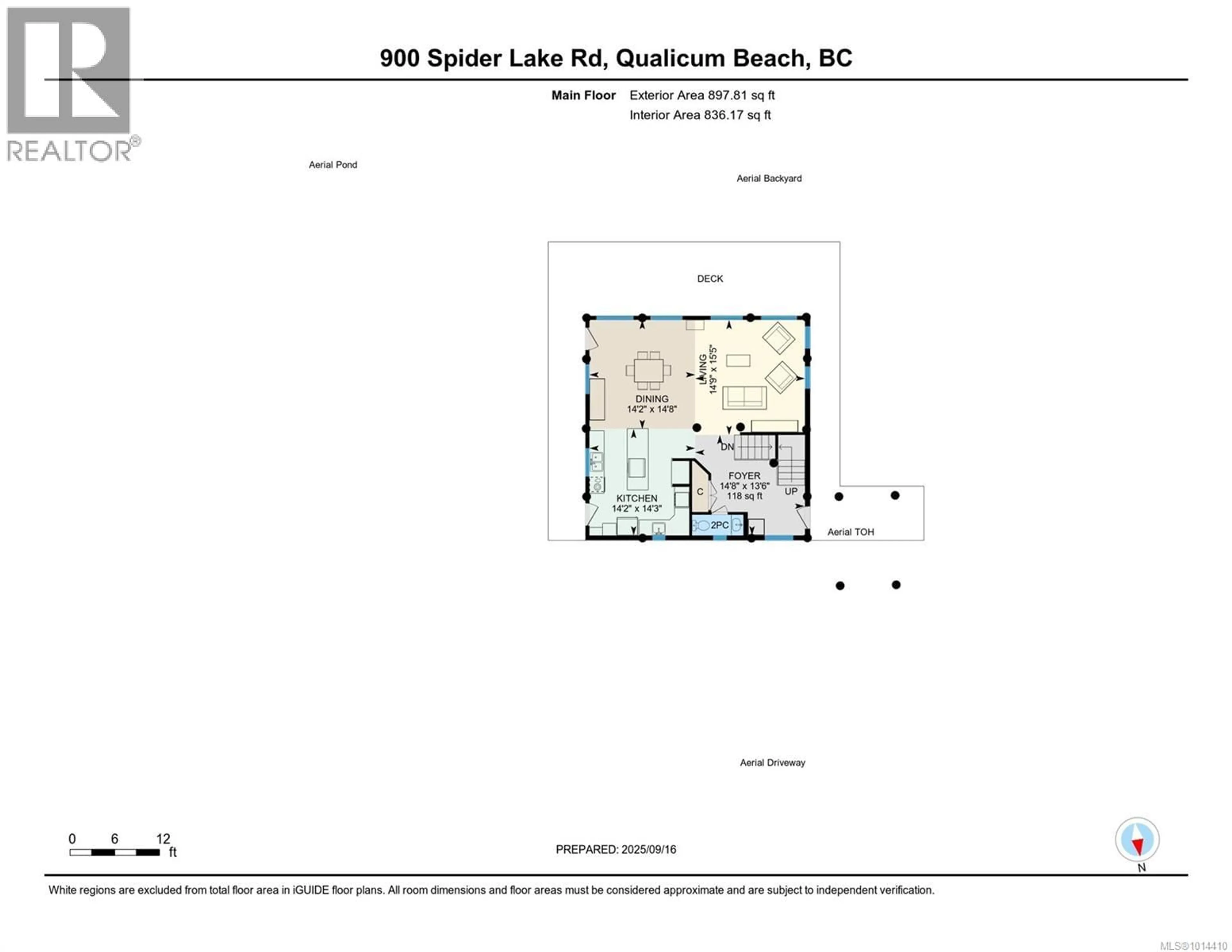 Floor plan for 900 SPIDER LAKE ROAD, Qualicum Beach British Columbia V9K2L7