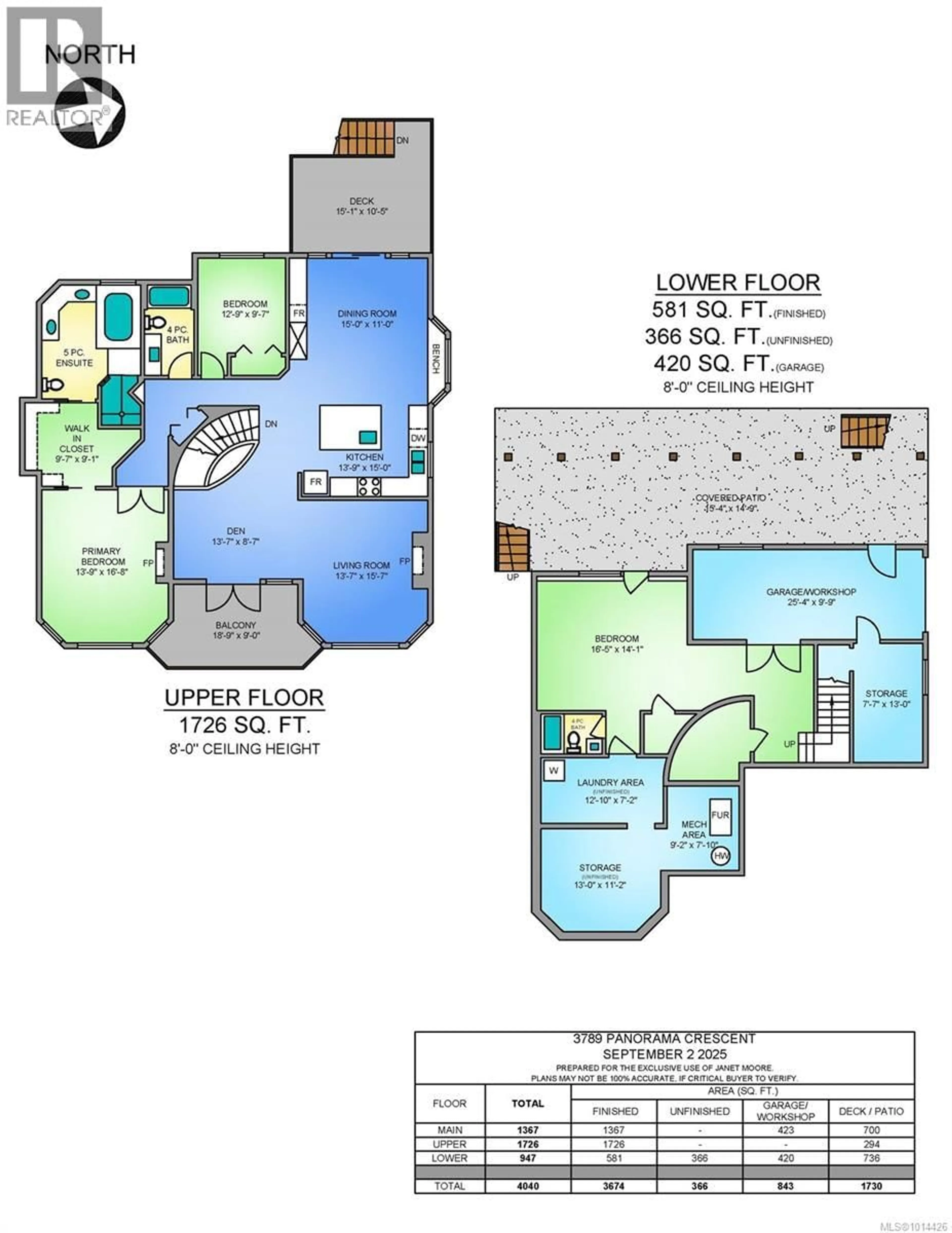 Floor plan for 3789 PANORAMA CRESCENT, Chemainus British Columbia V0R1K4