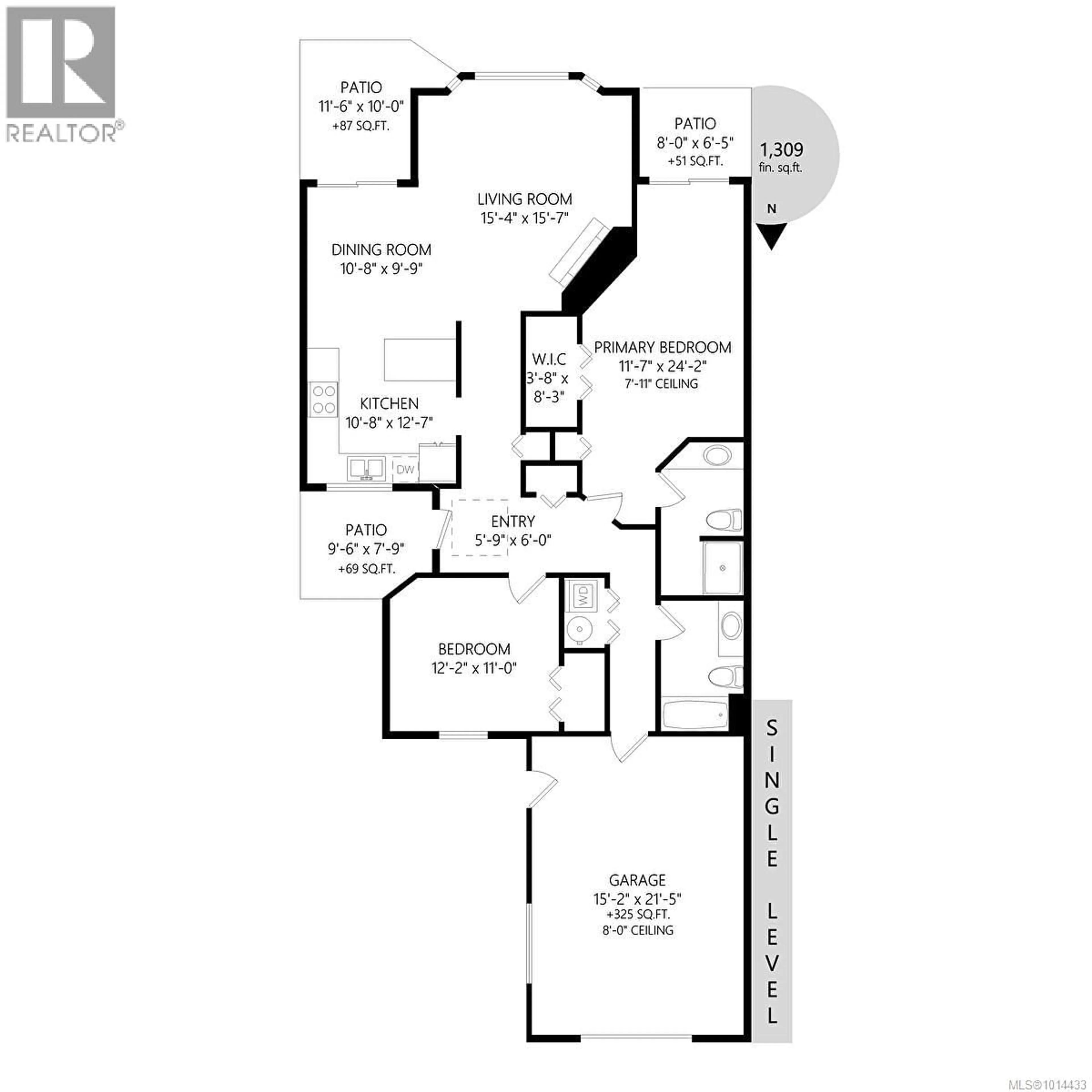 Floor plan for 12 - 800 PRIMROSE STREET, Qualicum Beach British Columbia V9K1N9