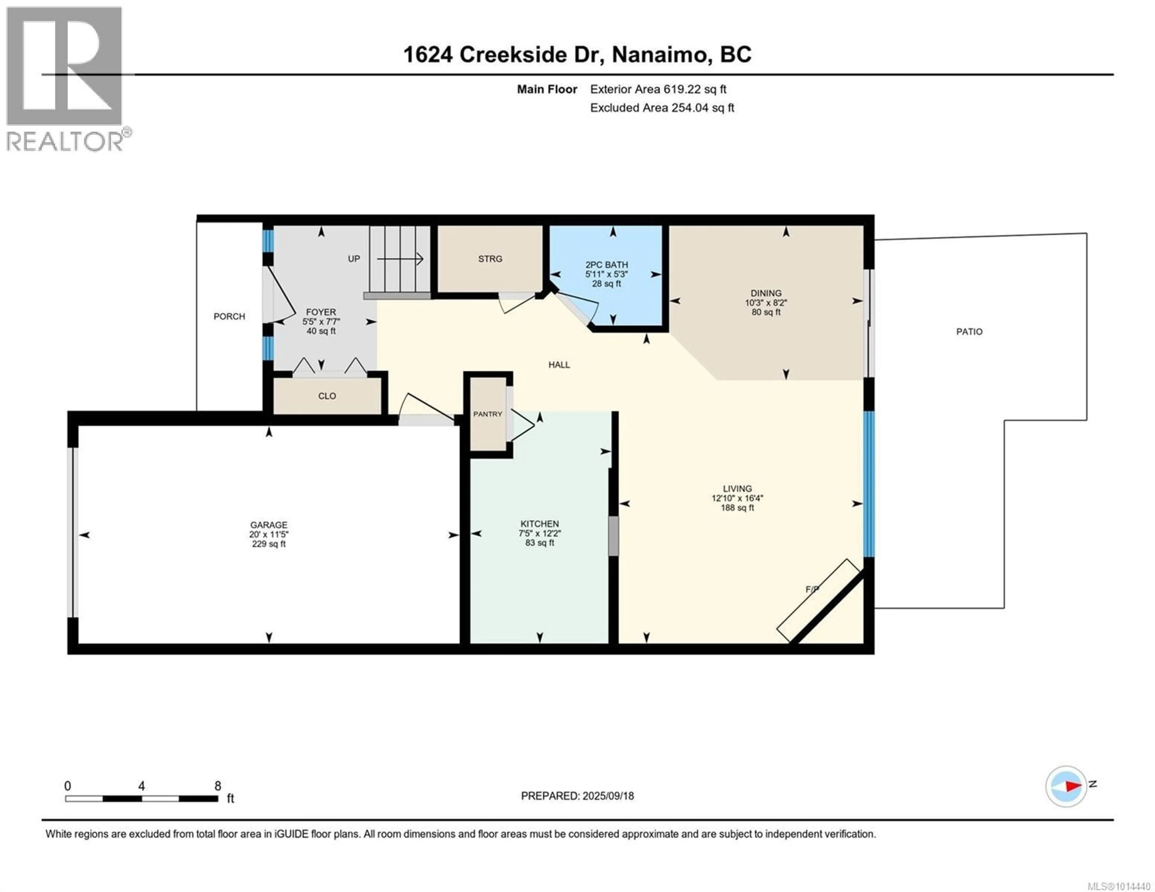 Floor plan for 1624 CREEKSIDE DRIVE, Nanaimo British Columbia V9S5V8