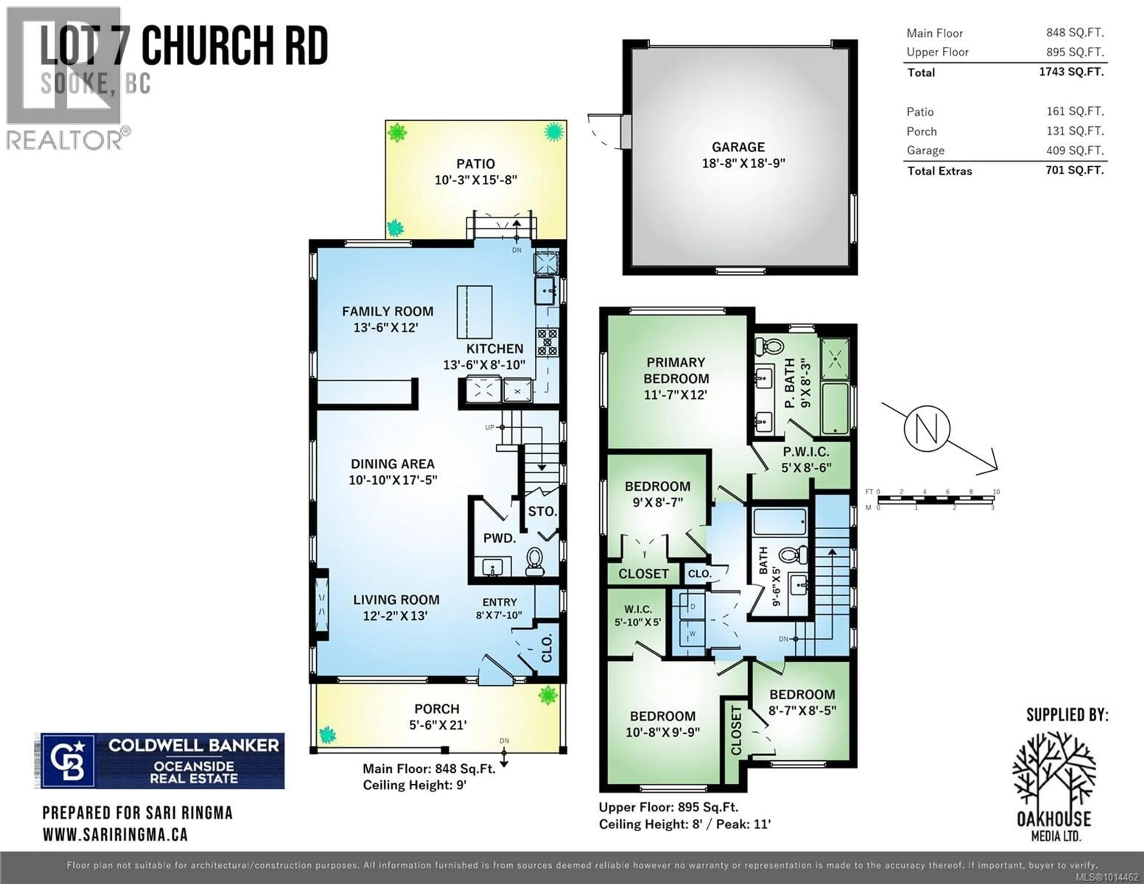 Floor plan for 2166 CHURCH ROAD, Sooke British Columbia V9Z0W7