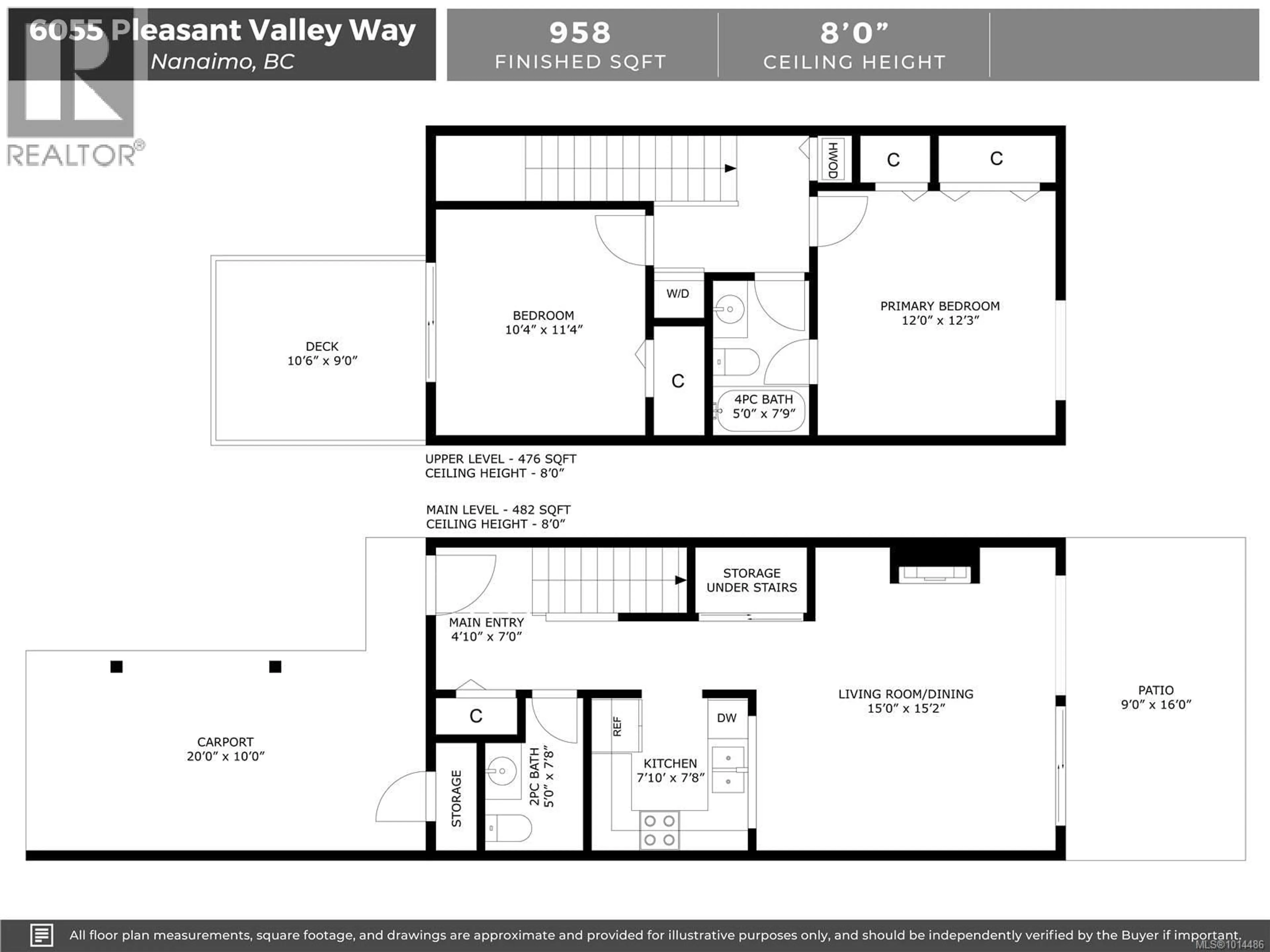 Floor plan for 6055 PLEASANT VALLEY WAY, Nanaimo British Columbia V9T6E7