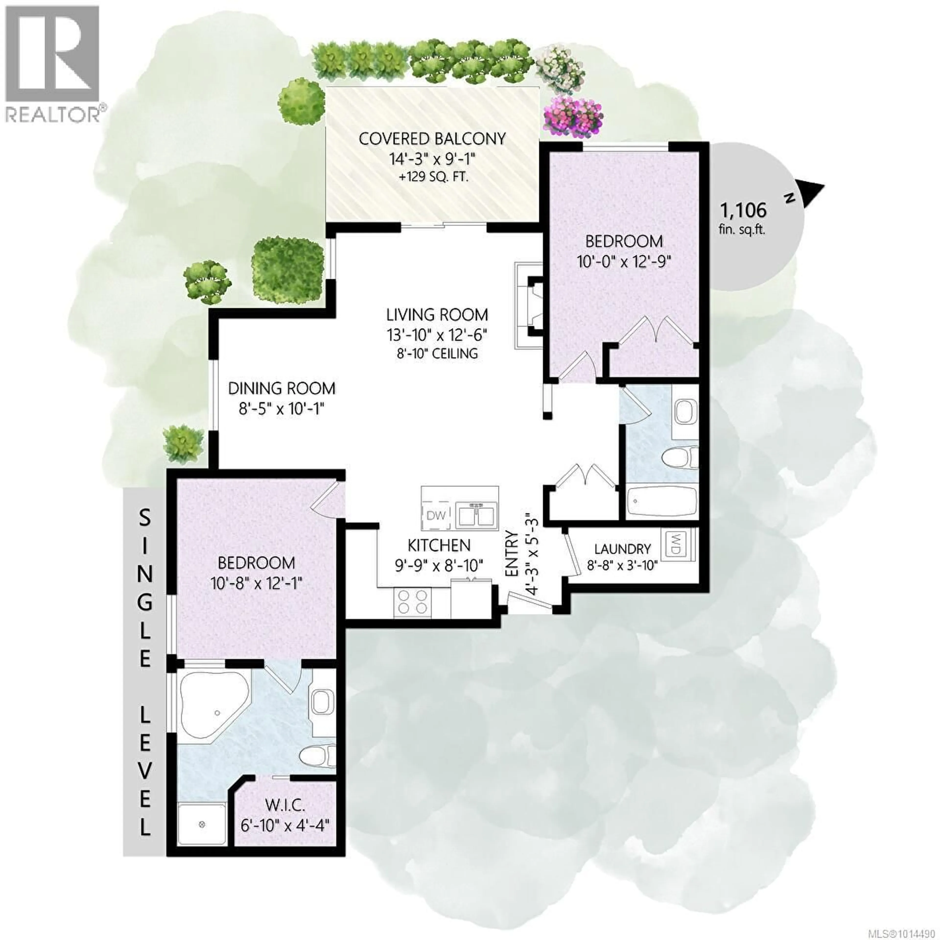 Floor plan for 101 - 3210 JACKLIN ROAD, Langford British Columbia V9B0J5