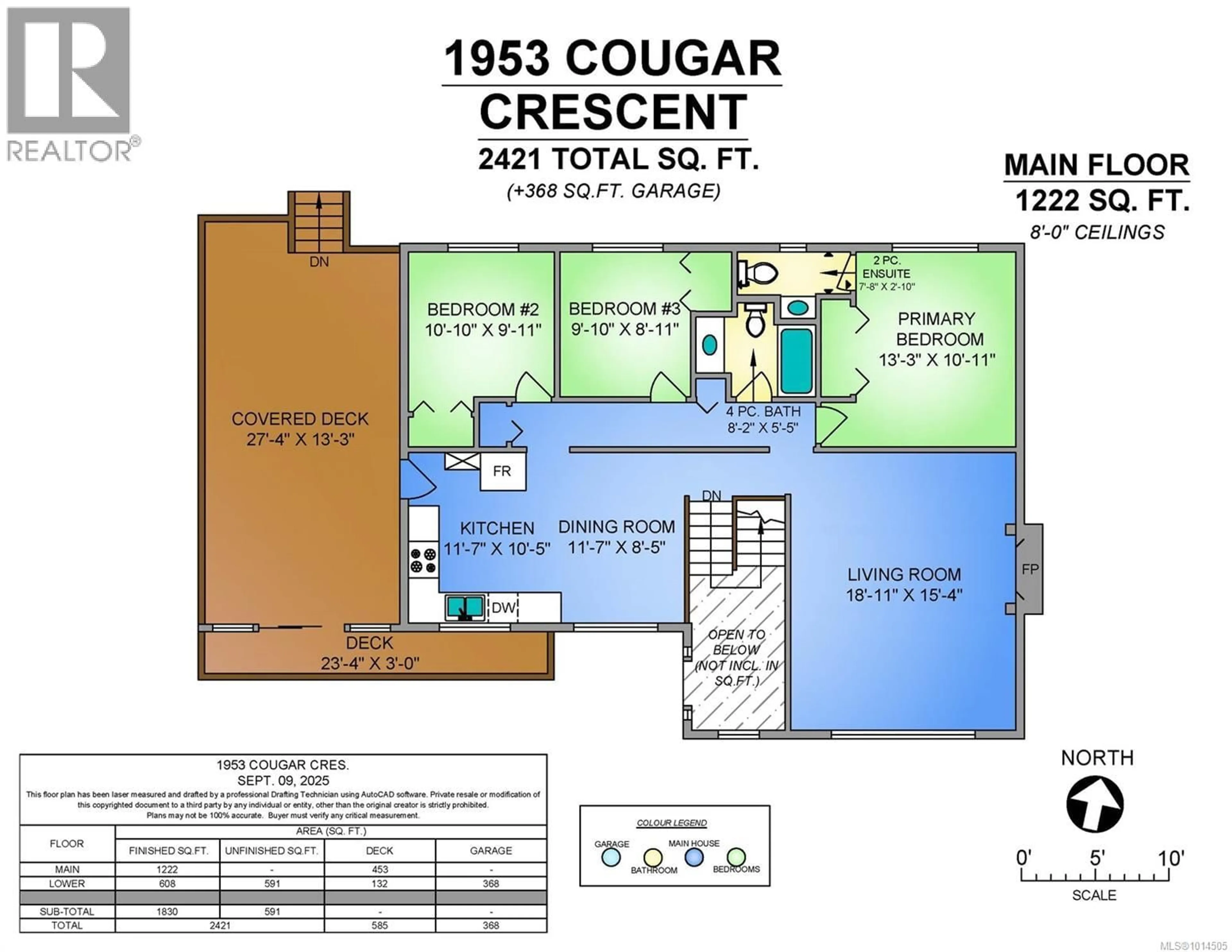 Floor plan for 1953 COUGAR CRESCENT, Comox British Columbia V9M2K4