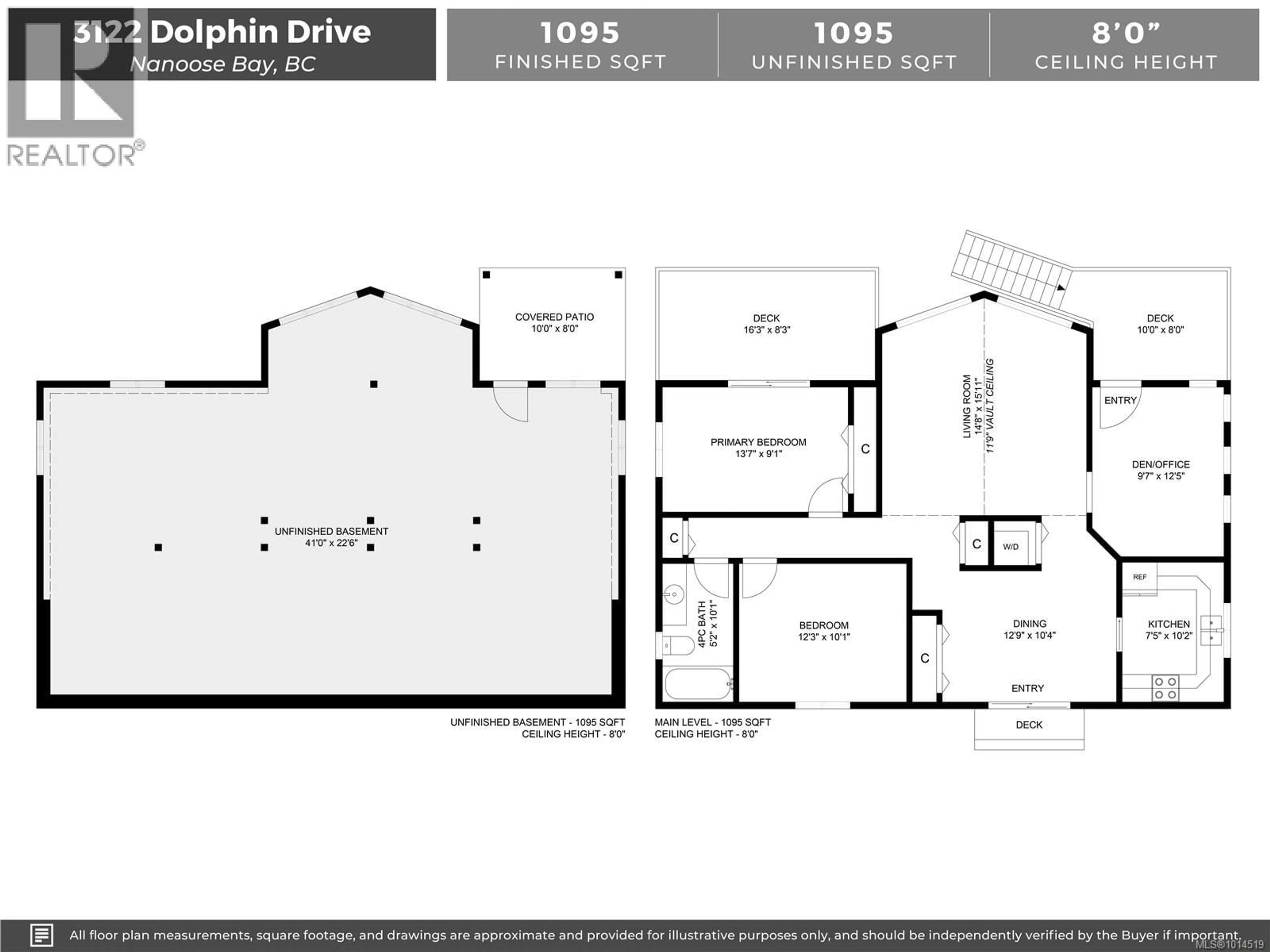 Floor plan for 3122 DOLPHIN DRIVE, Nanoose Bay British Columbia V9P9J2