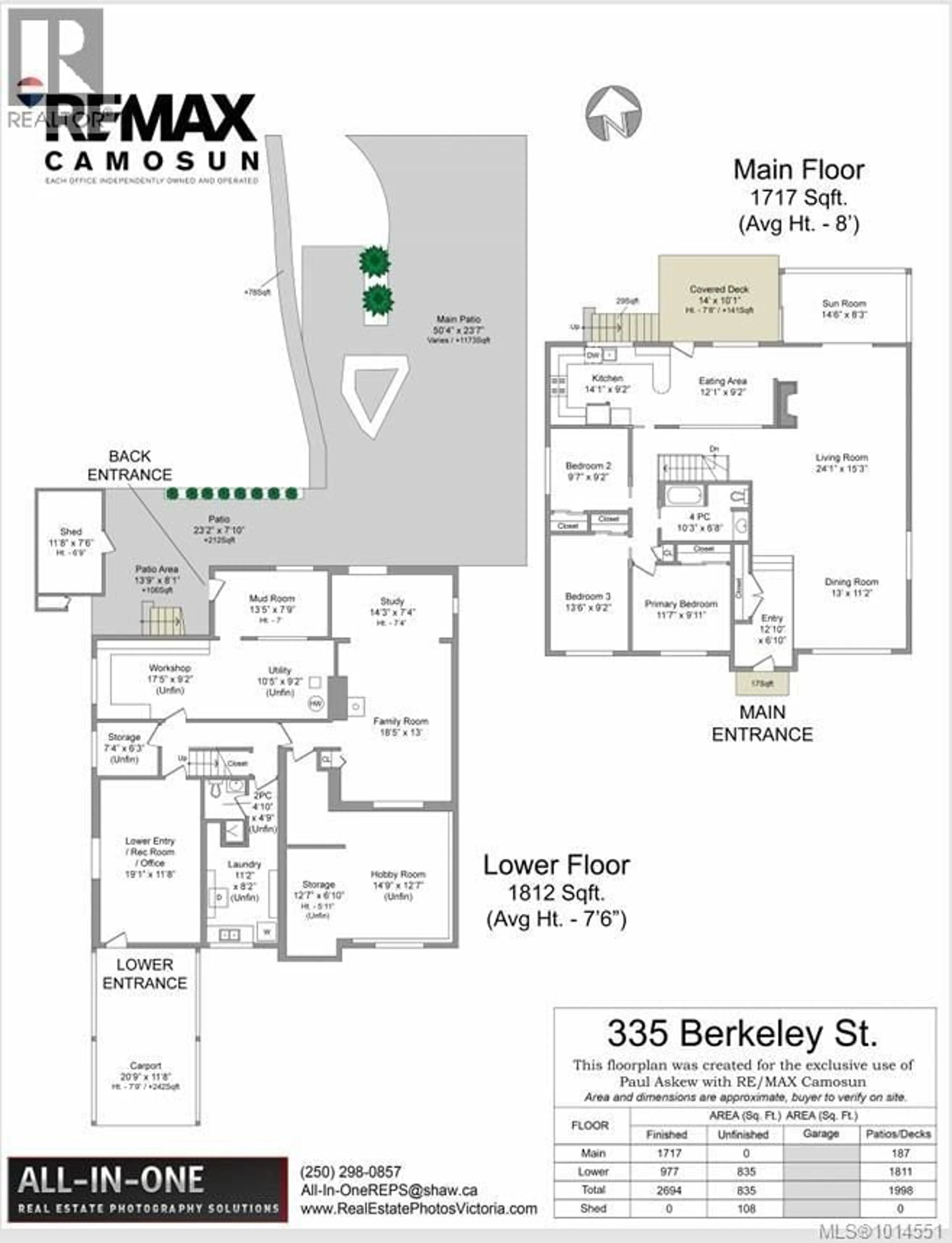 Floor plan for 335 BERKELEY STREET, Duncan British Columbia V9L2A2