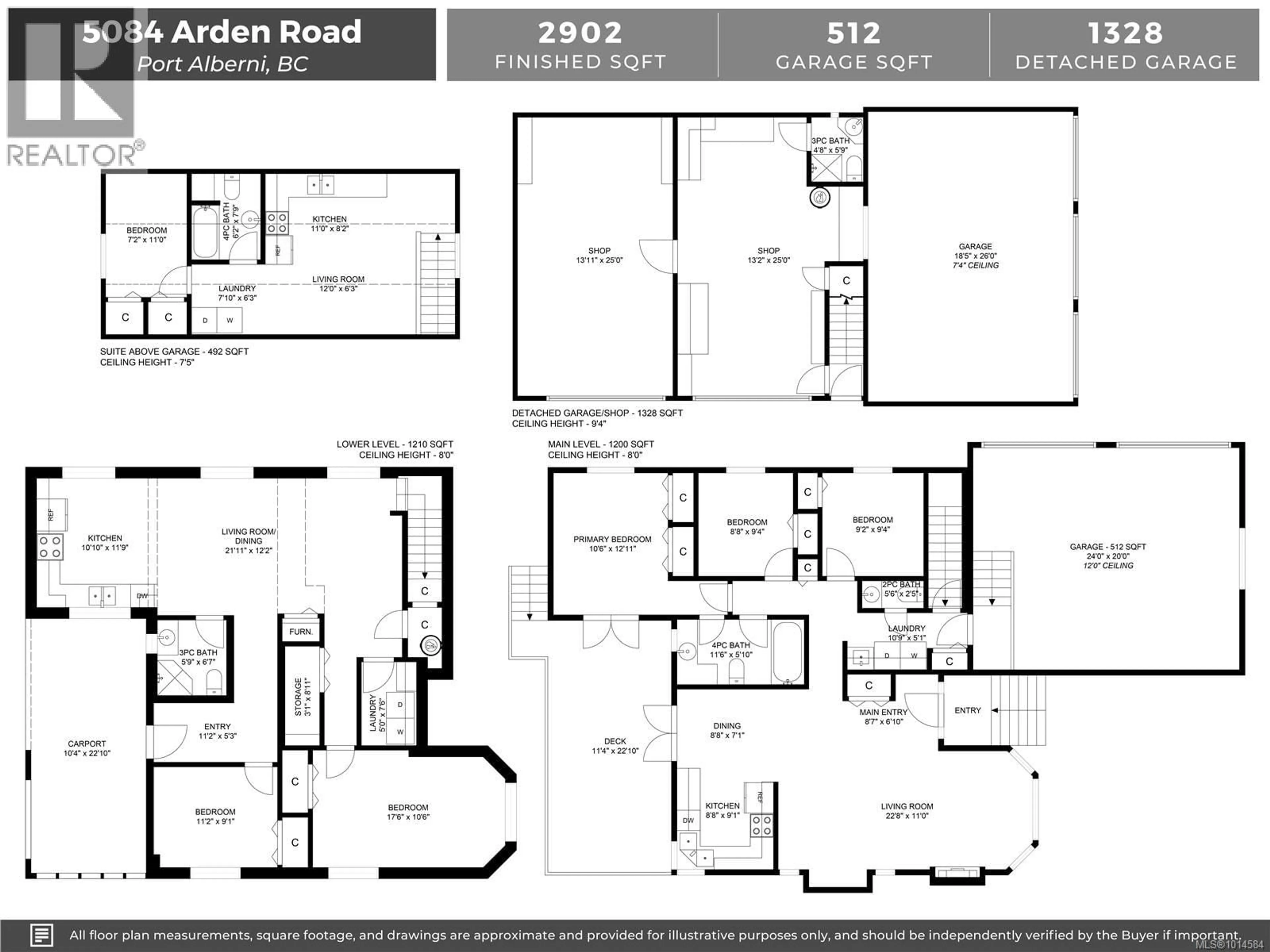 Floor plan for 5084 ARDEN ROAD, Port Alberni British Columbia V9Y8R5