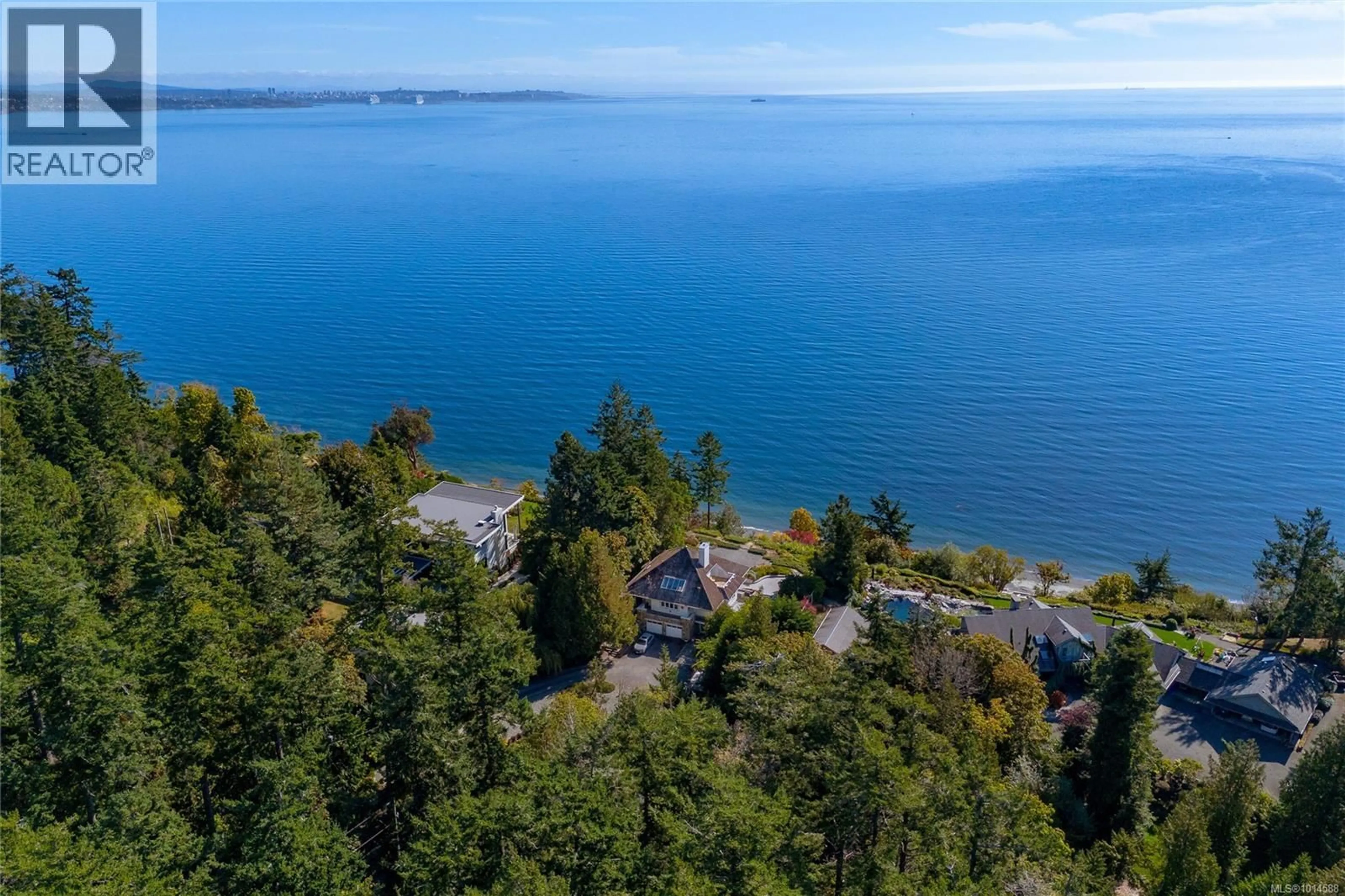 A pic from outside/outdoor area/front of a property/back of a property/a pic from drone, water/lake/river/ocean view for 3633 PARK DRIVE, Metchosin British Columbia V9C3W3