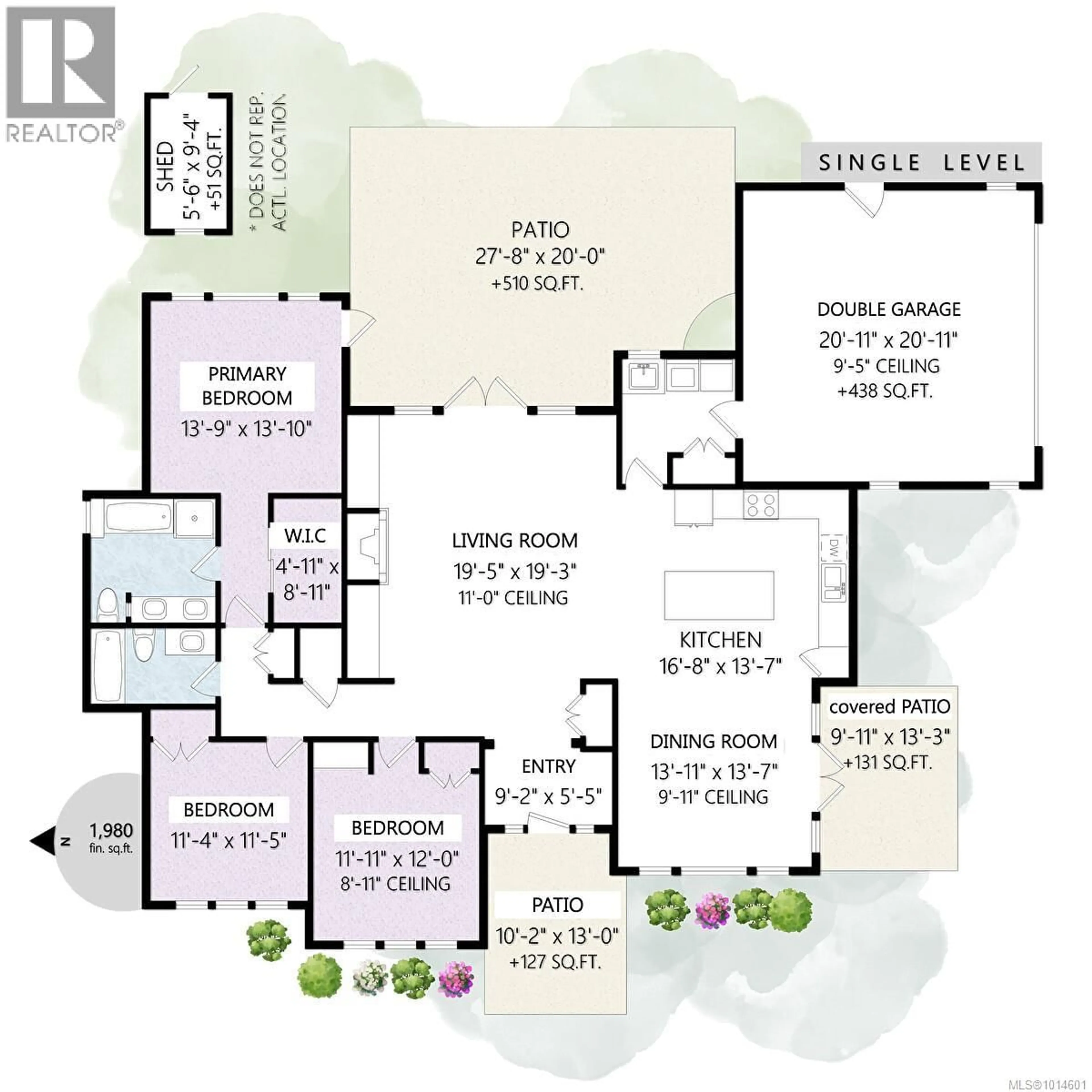 Floor plan for 598 ARBUTUS STREET, Qualicum Beach British Columbia V9K1K6