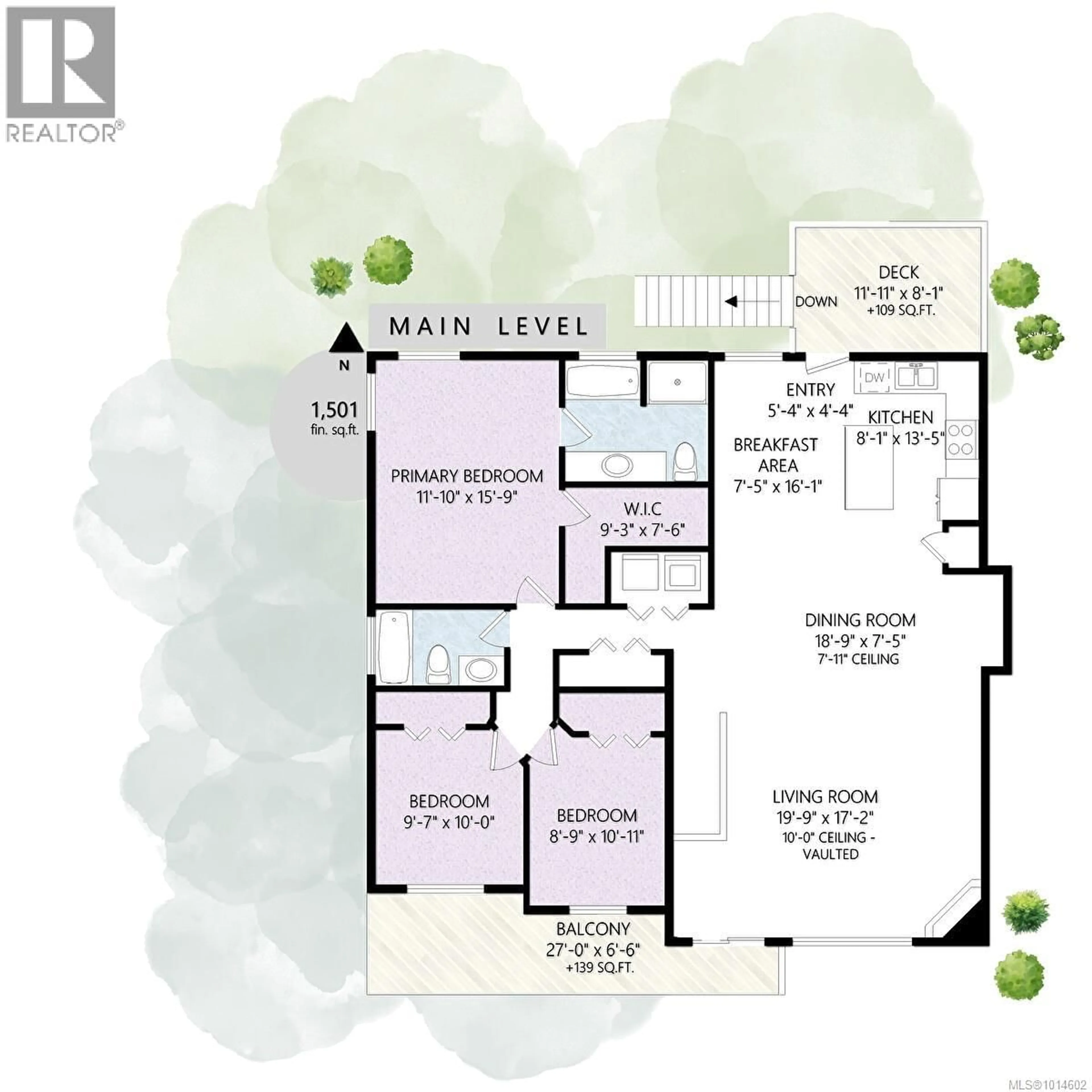 Floor plan for 628 ALYSSA PLACE, Nanaimo British Columbia V9R0H4