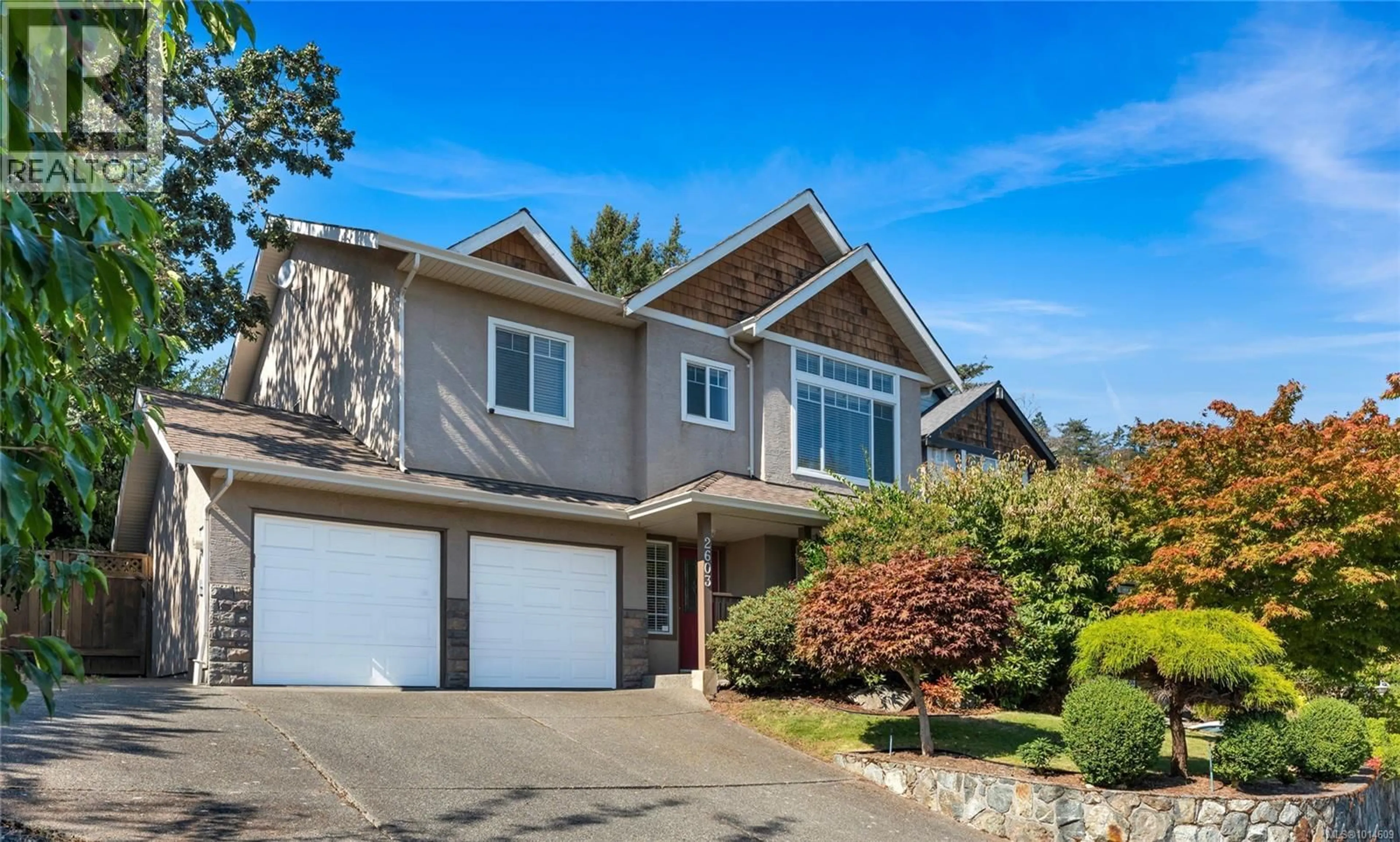 Home with vinyl exterior material, street for 2603 CRYSTALVIEW DRIVE, Langford British Columbia V9B6M8