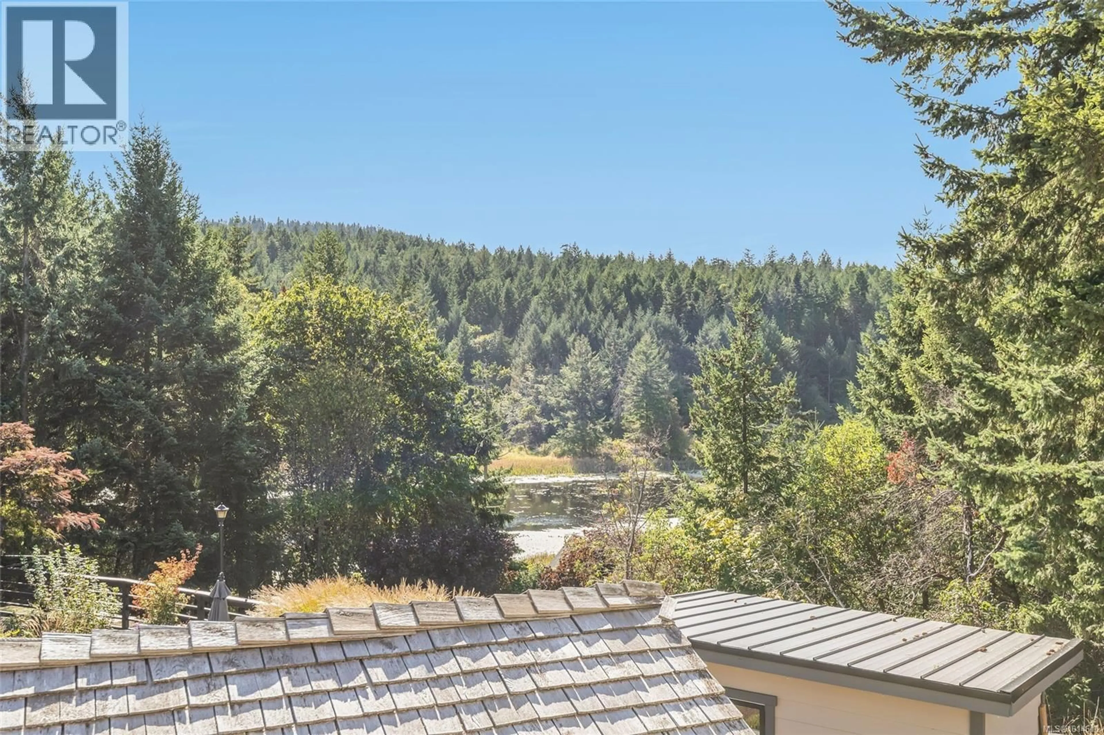 A pic from outside/outdoor area/front of a property/back of a property/a pic from drone, forest/trees view for 3380 REDDEN ROAD, Nanoose Bay British Columbia V9P9H4