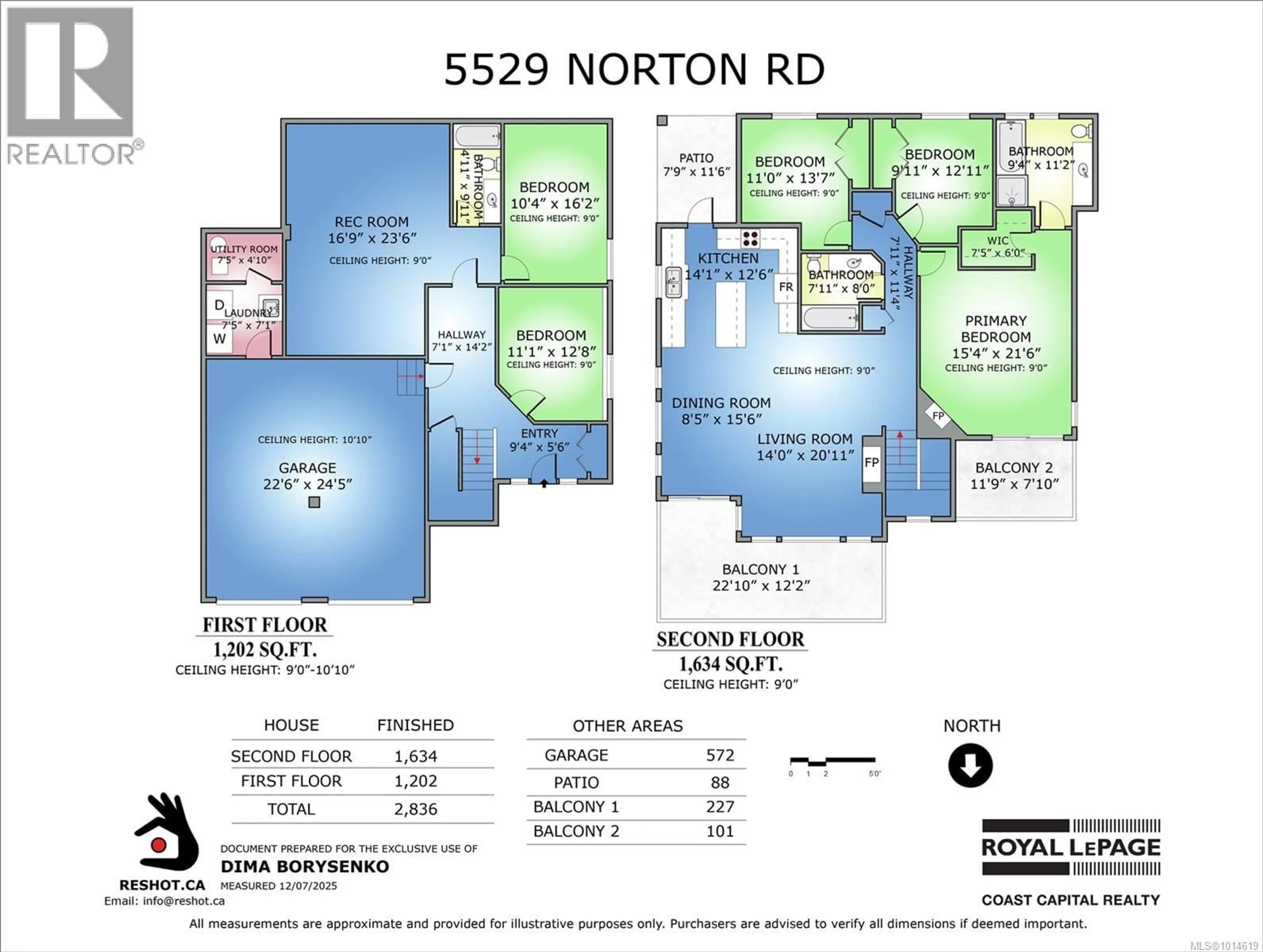 Floor plan for 5529 NORTON ROAD, Nanaimo British Columbia V9T6S2