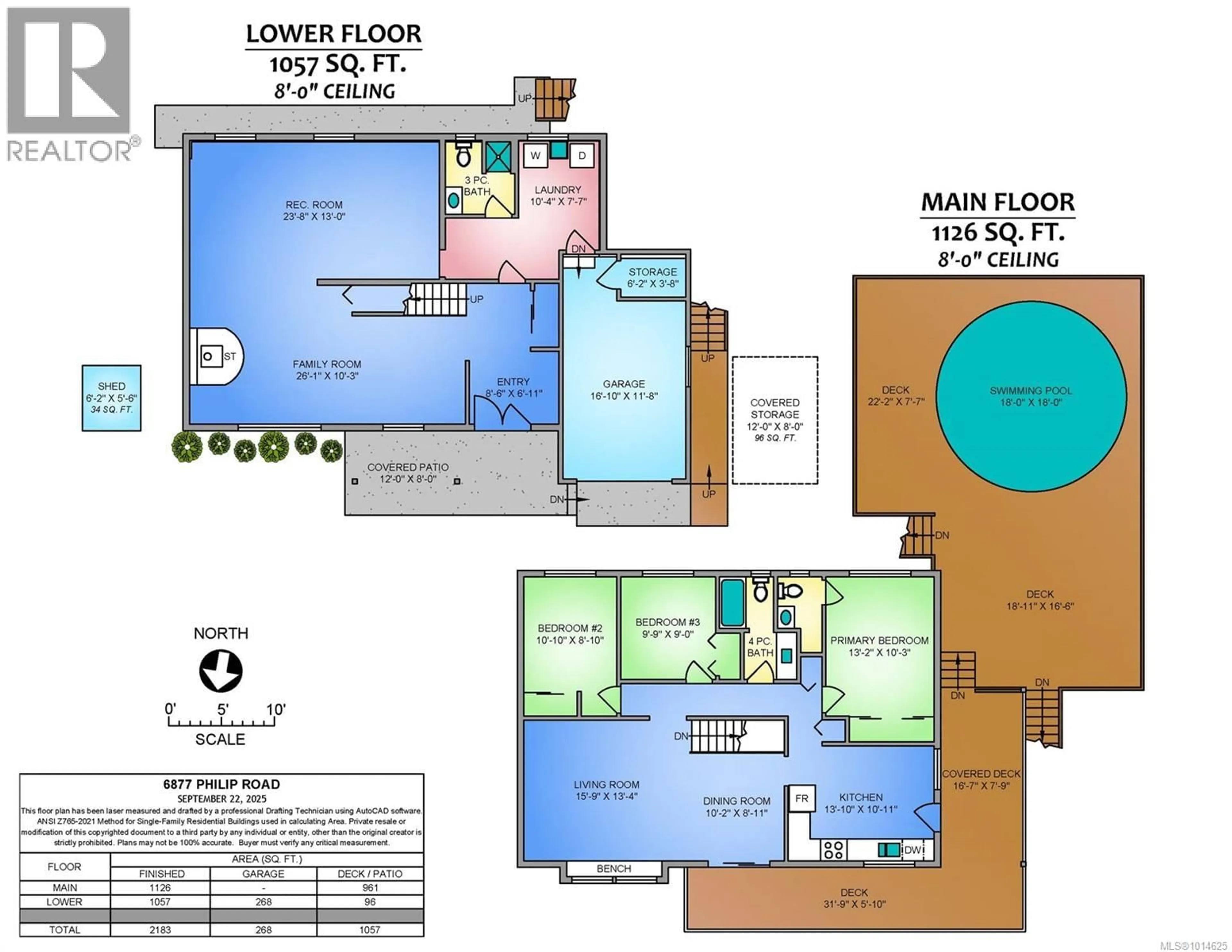 Floor plan for 6877 PHILIP ROAD, Lantzville British Columbia V0R2H0