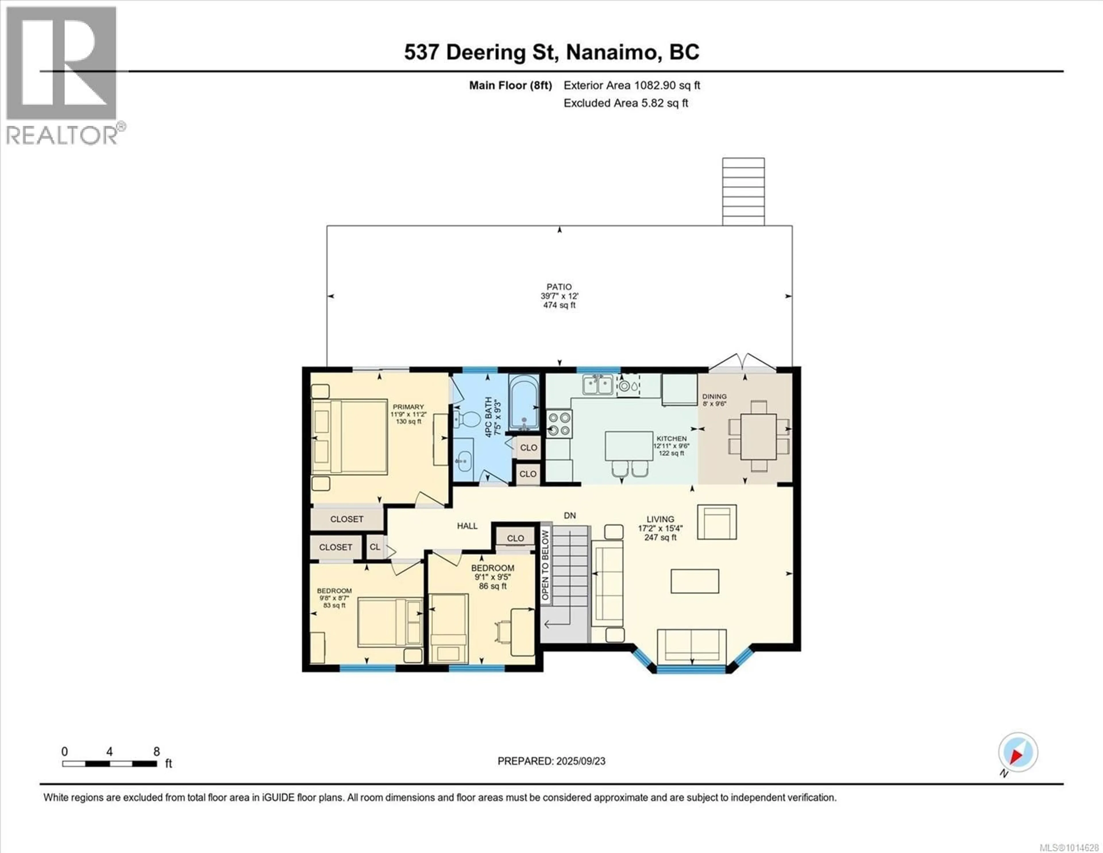 Floor plan for 537 DEERING STREET, Nanaimo British Columbia V9R6Y2