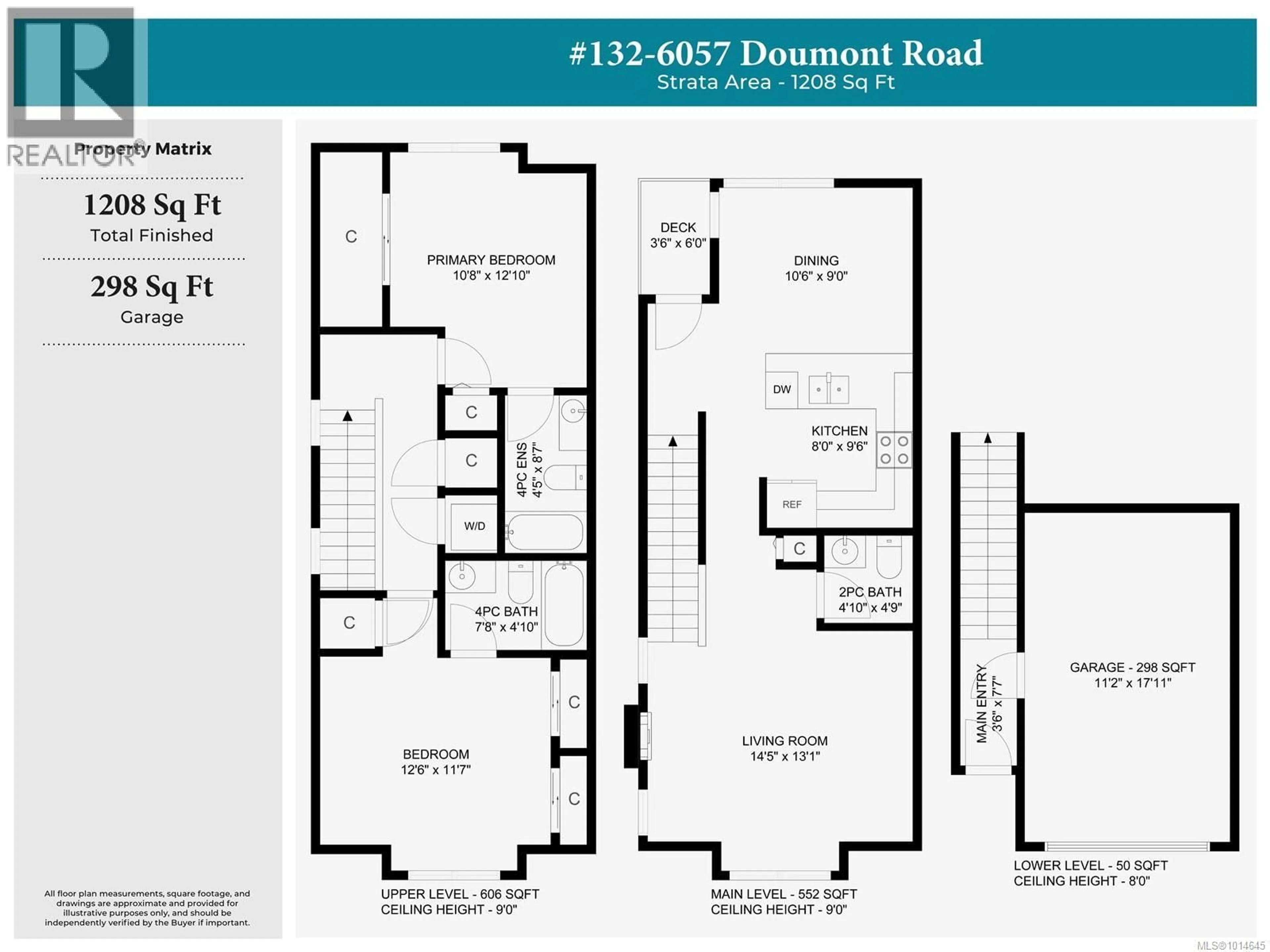 Floor plan for 132 - 6057 DOUMONT ROAD, Nanaimo British Columbia V9T0G3