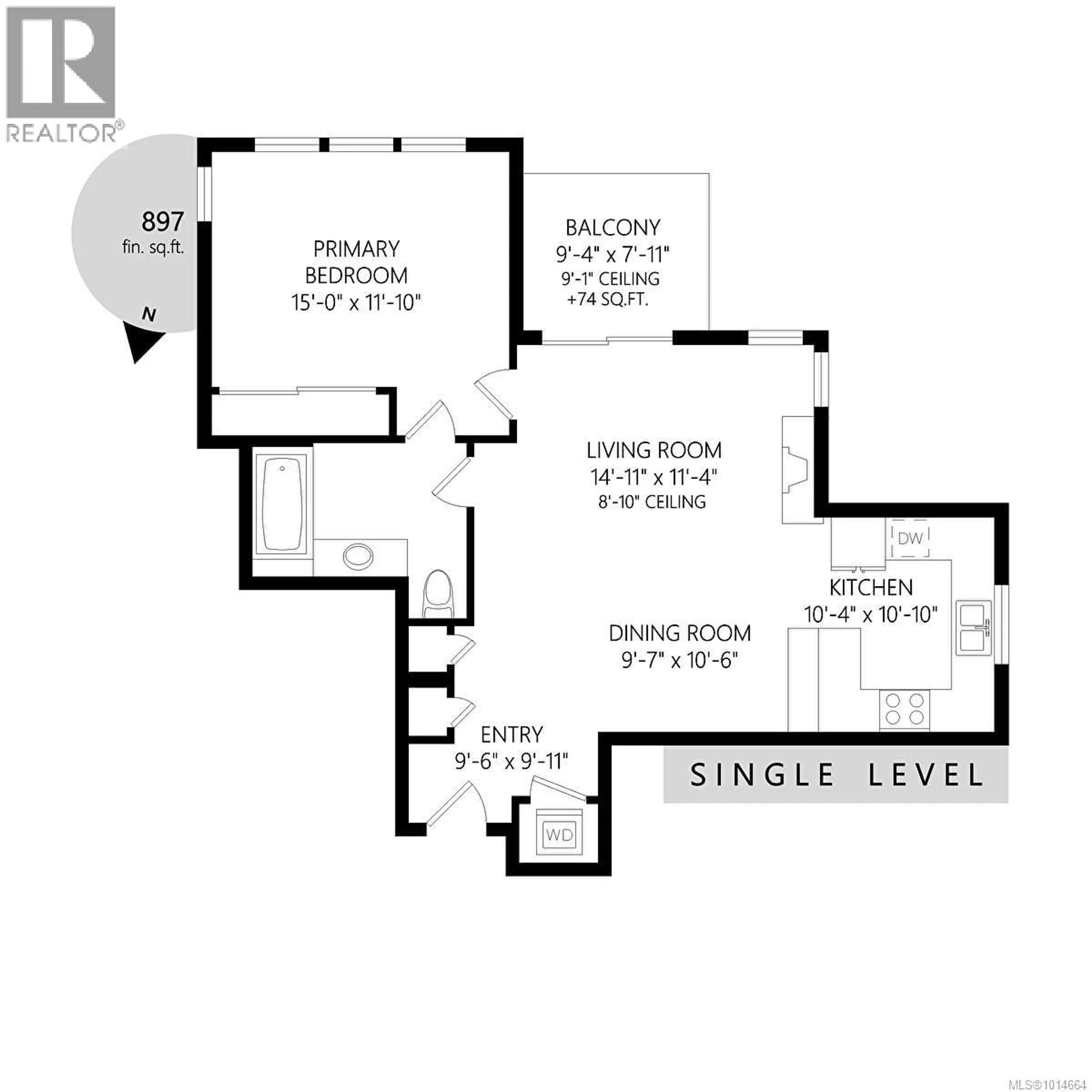 Floor plan for 213 - 755 GOLDSTREAM AVENUE, Langford British Columbia V9B2X4