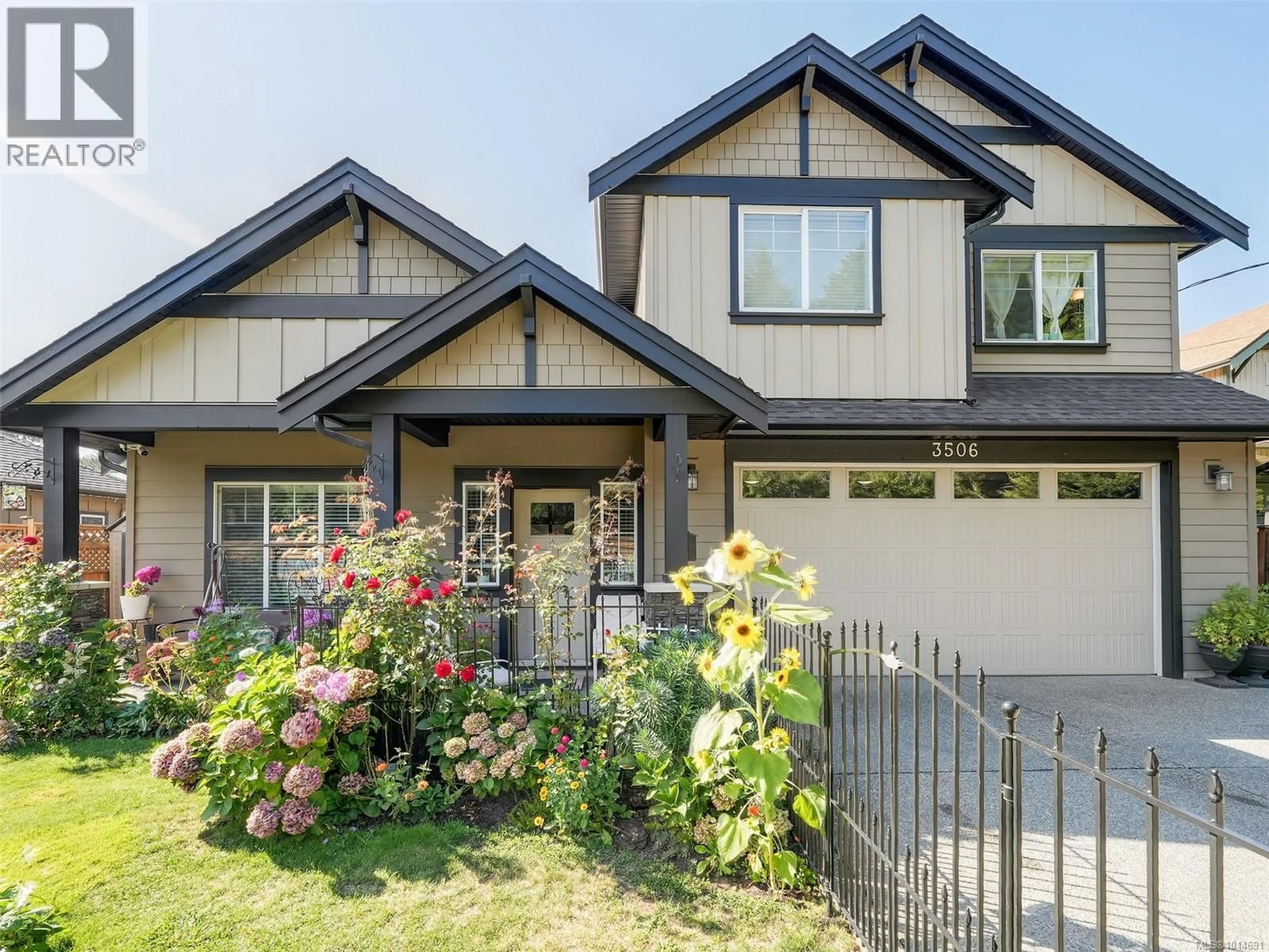 Home with vinyl exterior material, street for 3506 HAPPY VALLEY ROAD, Langford British Columbia V9C0K6