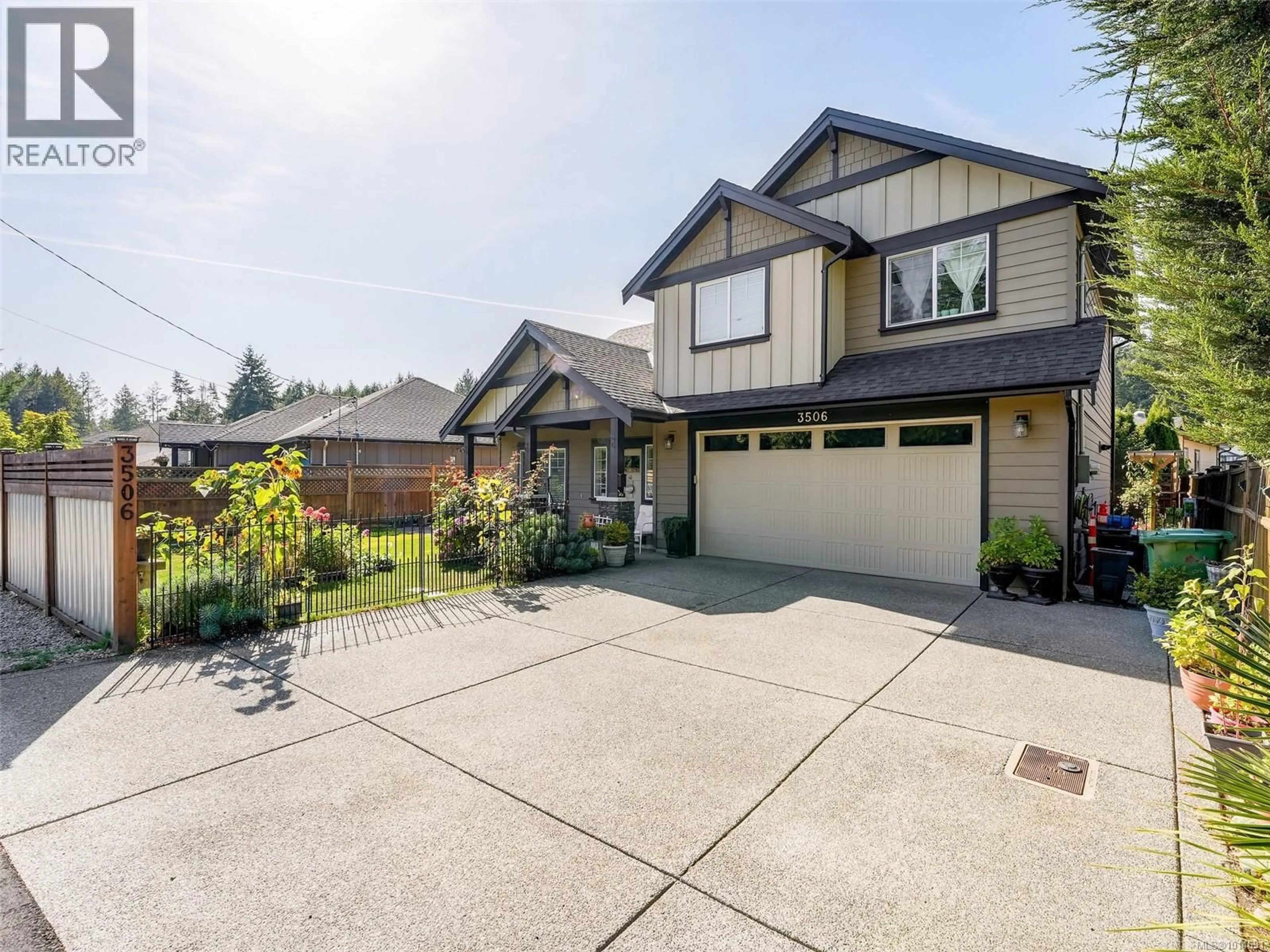 Home with vinyl exterior material, street for 3506 HAPPY VALLEY ROAD, Langford British Columbia V9C0K6