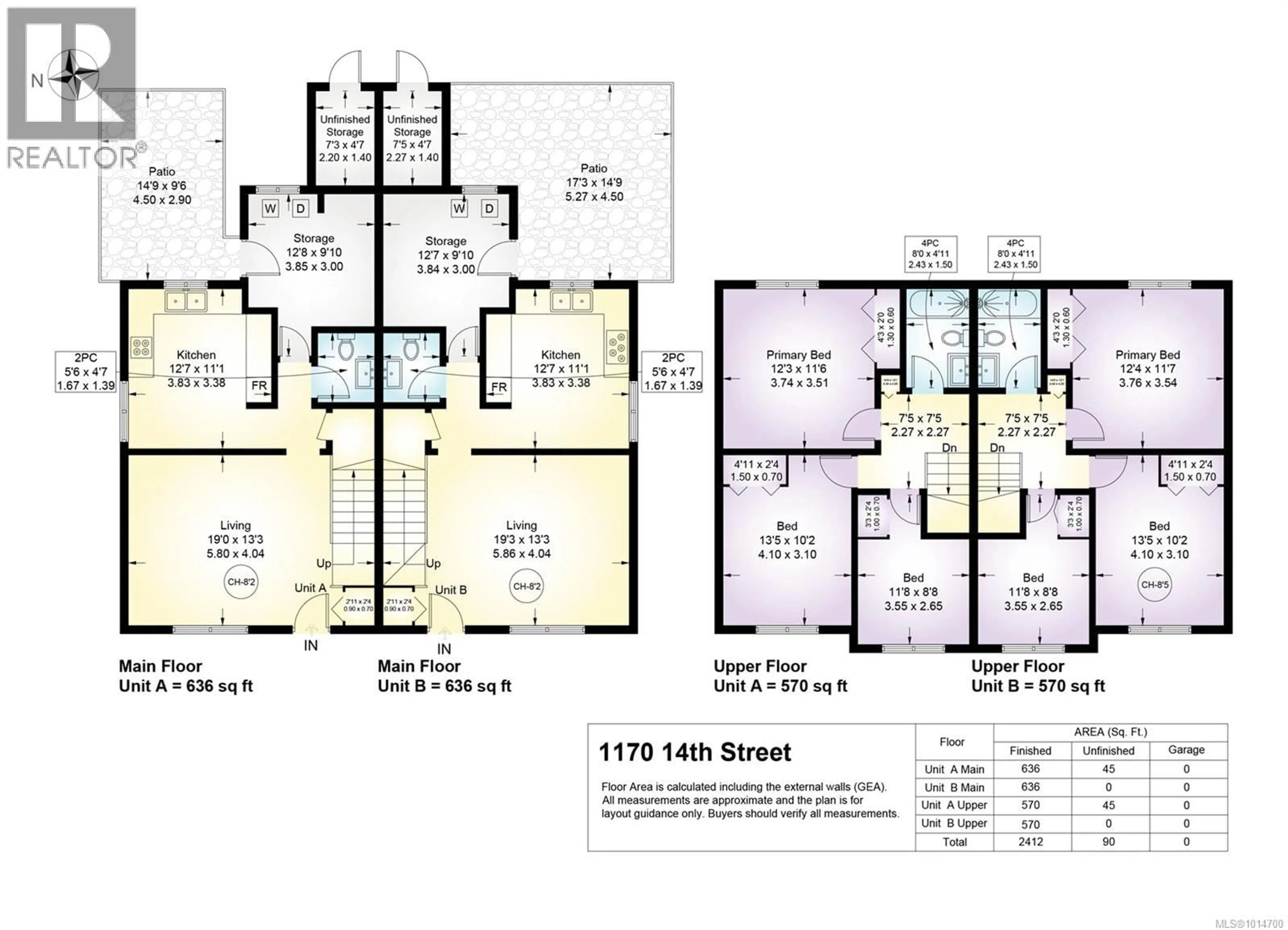 Floor plan for 1170 14TH STREET, Courtenay British Columbia V9N1W9