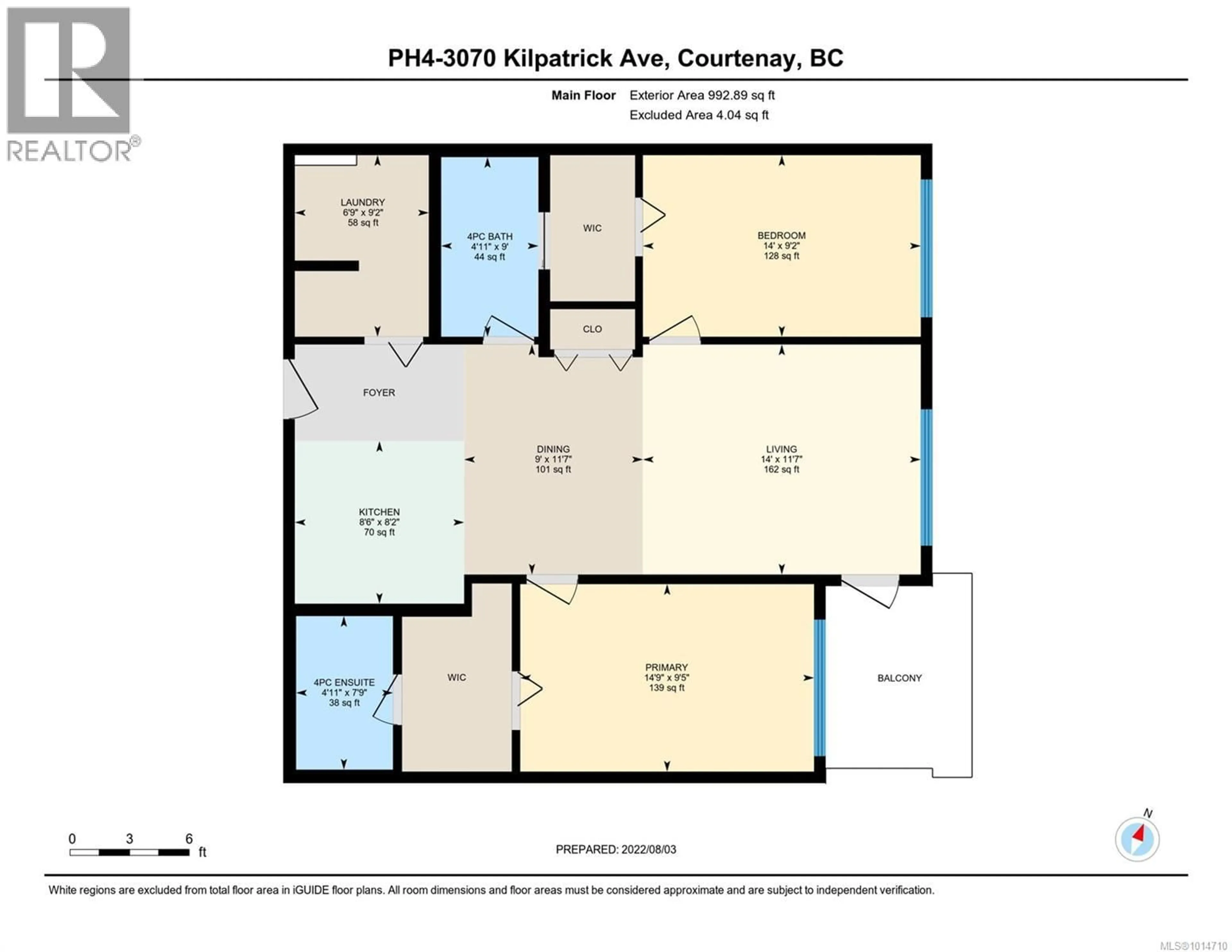 Floor plan for PH04 - 3070 KILPATRICK AVENUE, Courtenay British Columbia V9N0G7