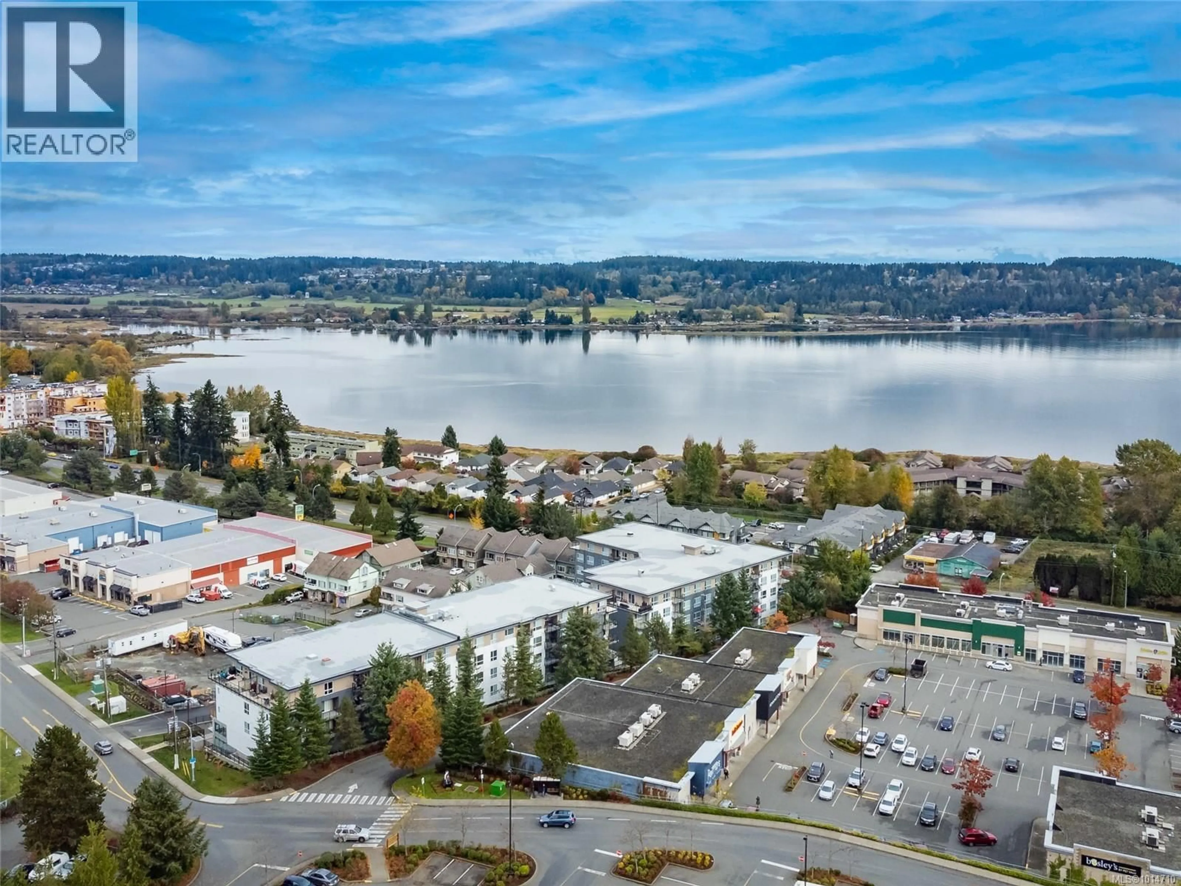 A pic from outside/outdoor area/front of a property/back of a property/a pic from drone, water/lake/river/ocean view for PH04 - 3070 KILPATRICK AVENUE, Courtenay British Columbia V9N0G7
