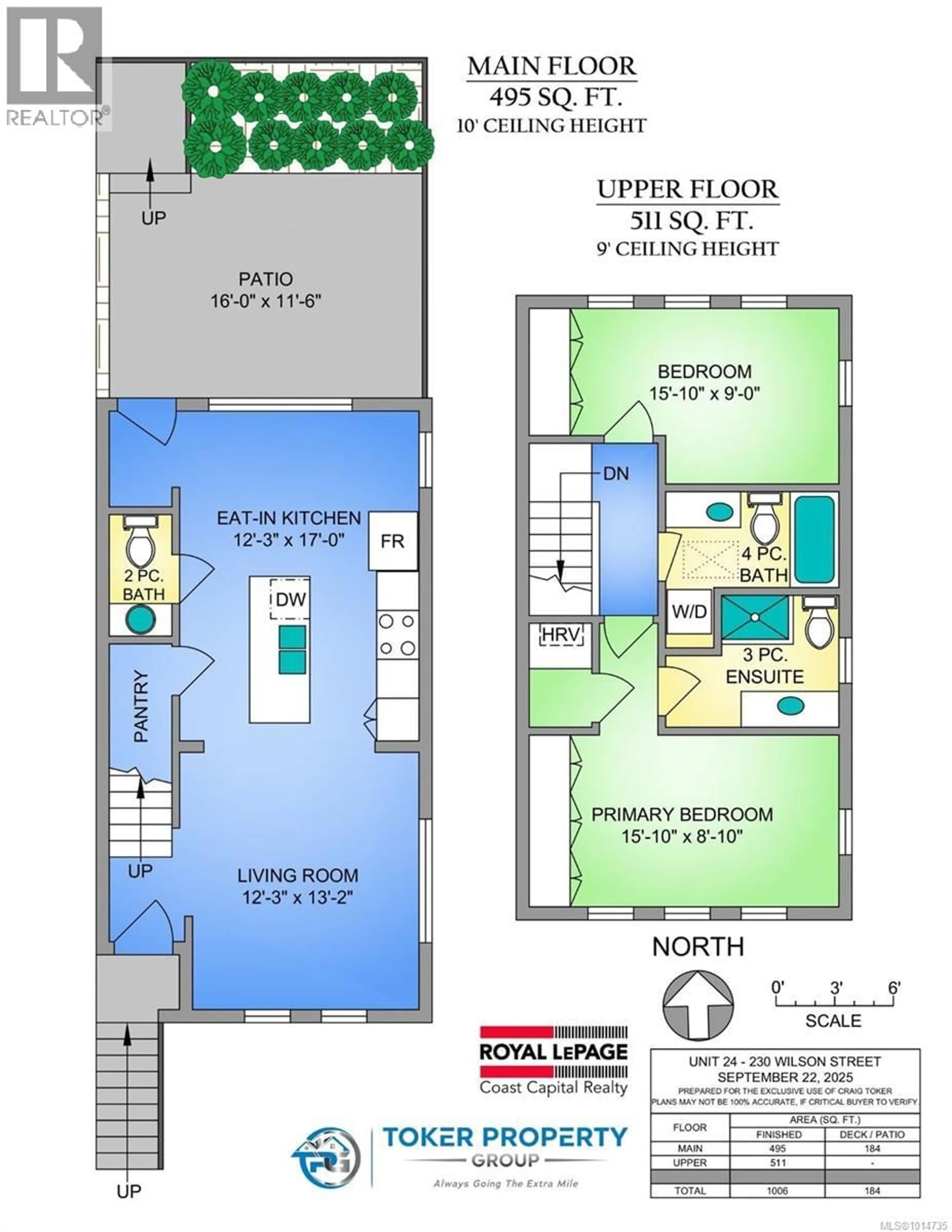 Floor plan for 24 - 230 WILSON STREET, Victoria British Columbia V9A3G2