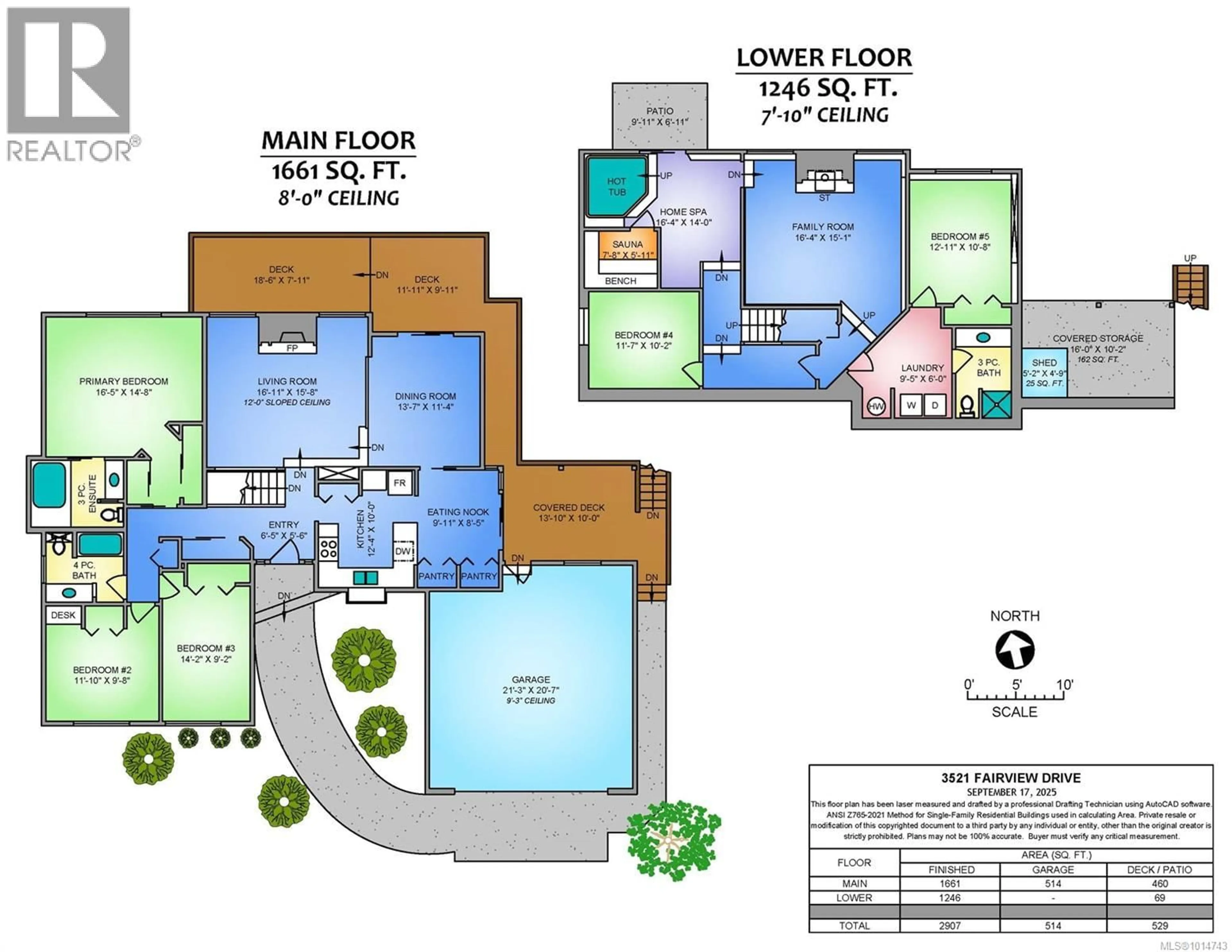 Floor plan for 3521 FAIRVIEW DRIVE, Nanaimo British Columbia V9T4R5