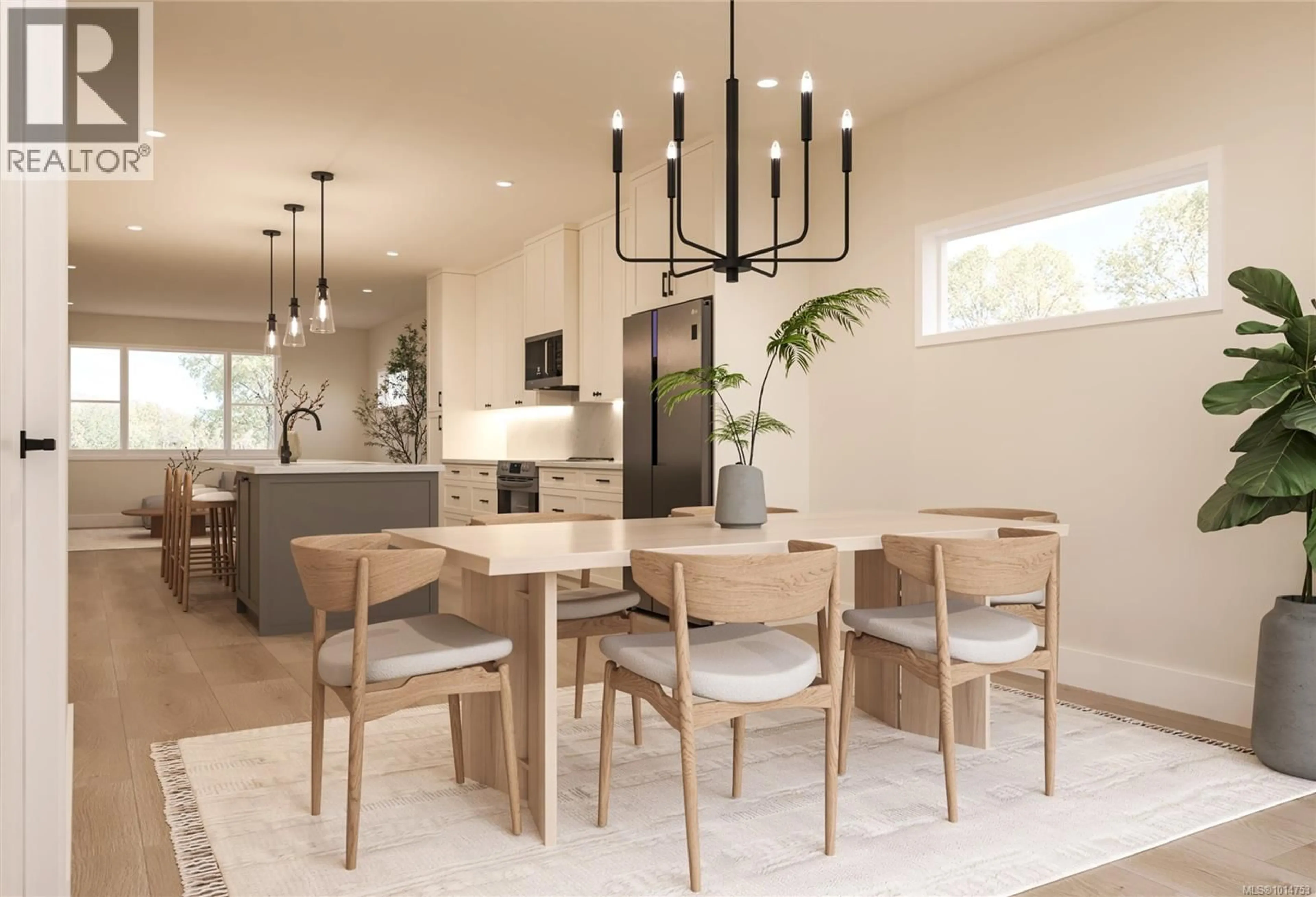 Dining room, wood/laminate floor for 103 - 960 JENKINS AVENUE, Langford British Columbia V9B2N7