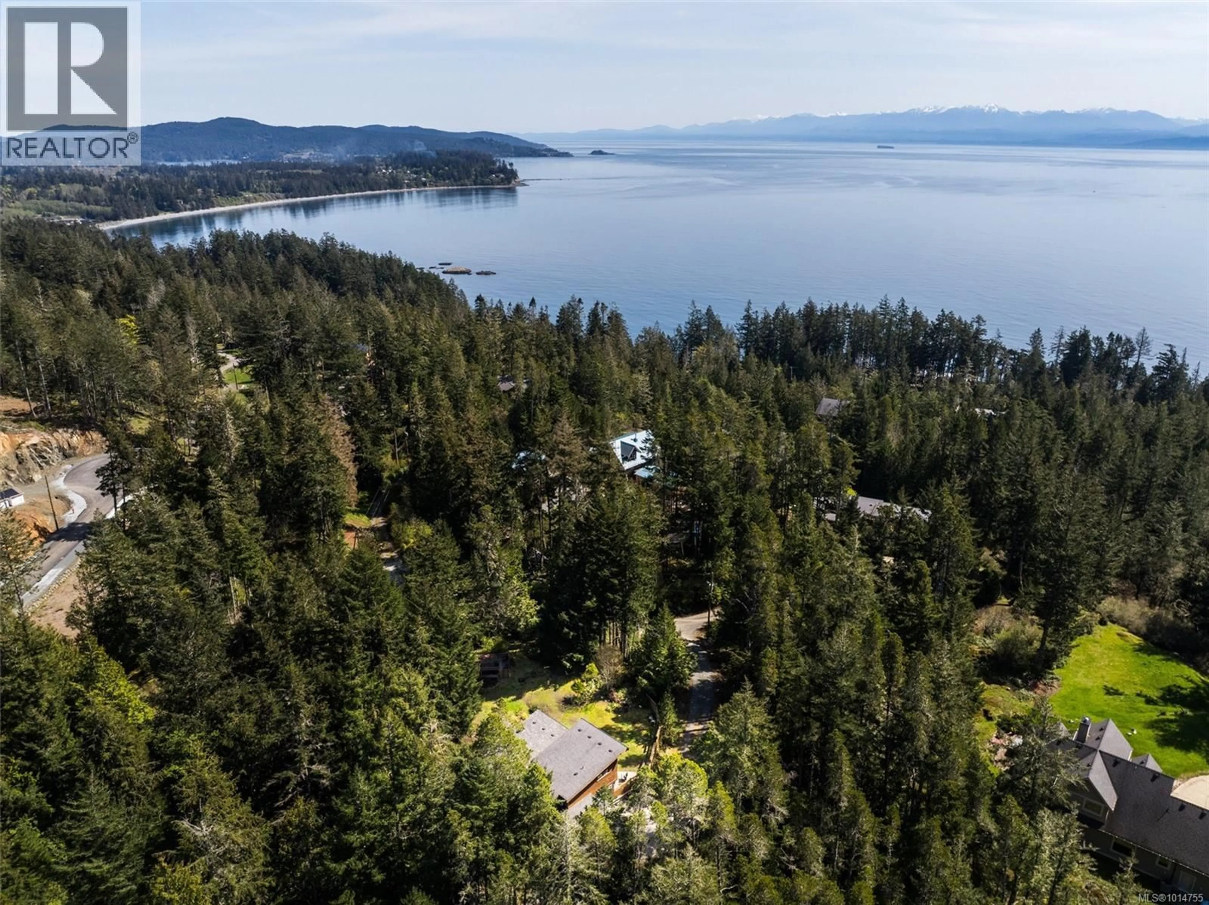 A pic from outside/outdoor area/front of a property/back of a property/a pic from drone, water/lake/river/ocean view for 2405 CARPENTER ROAD, Sooke British Columbia V9Z0R1