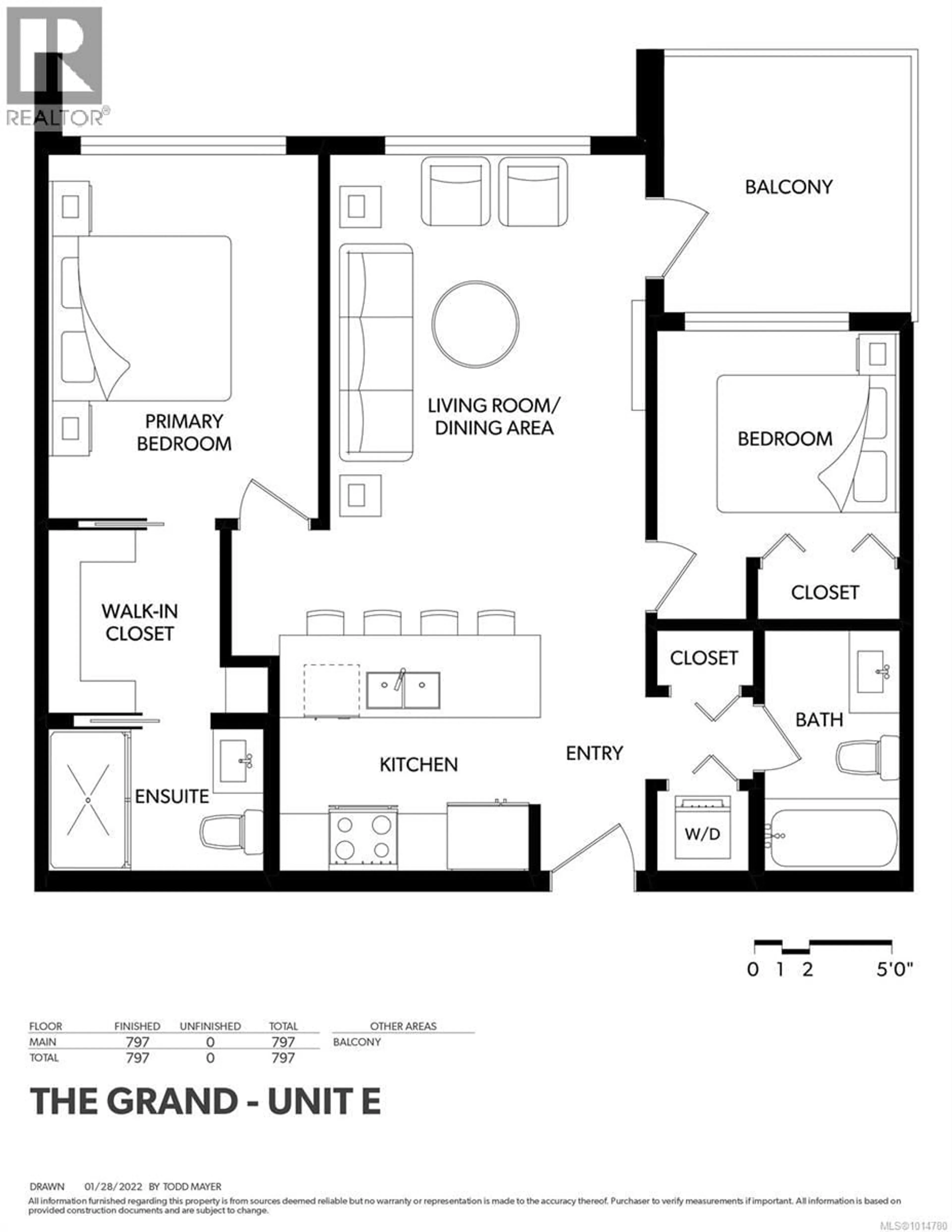 Floor plan for 406 - 654 GRANDERSON ROAD, Langford British Columbia V9B7B9