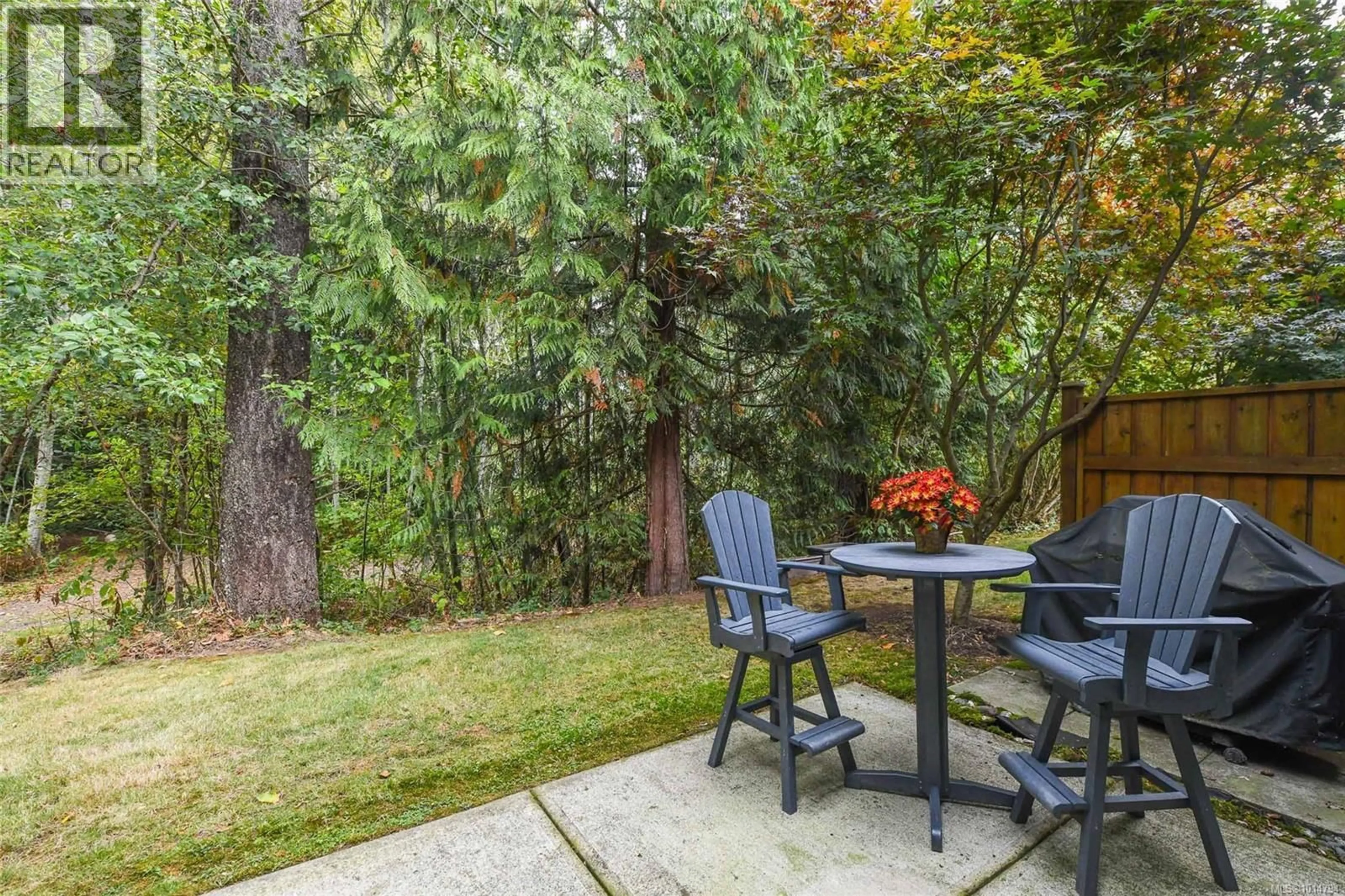 Patio, forest/trees view for 31 - 3400 CONISTON CRESCENT, Cumberland British Columbia V0R1S0