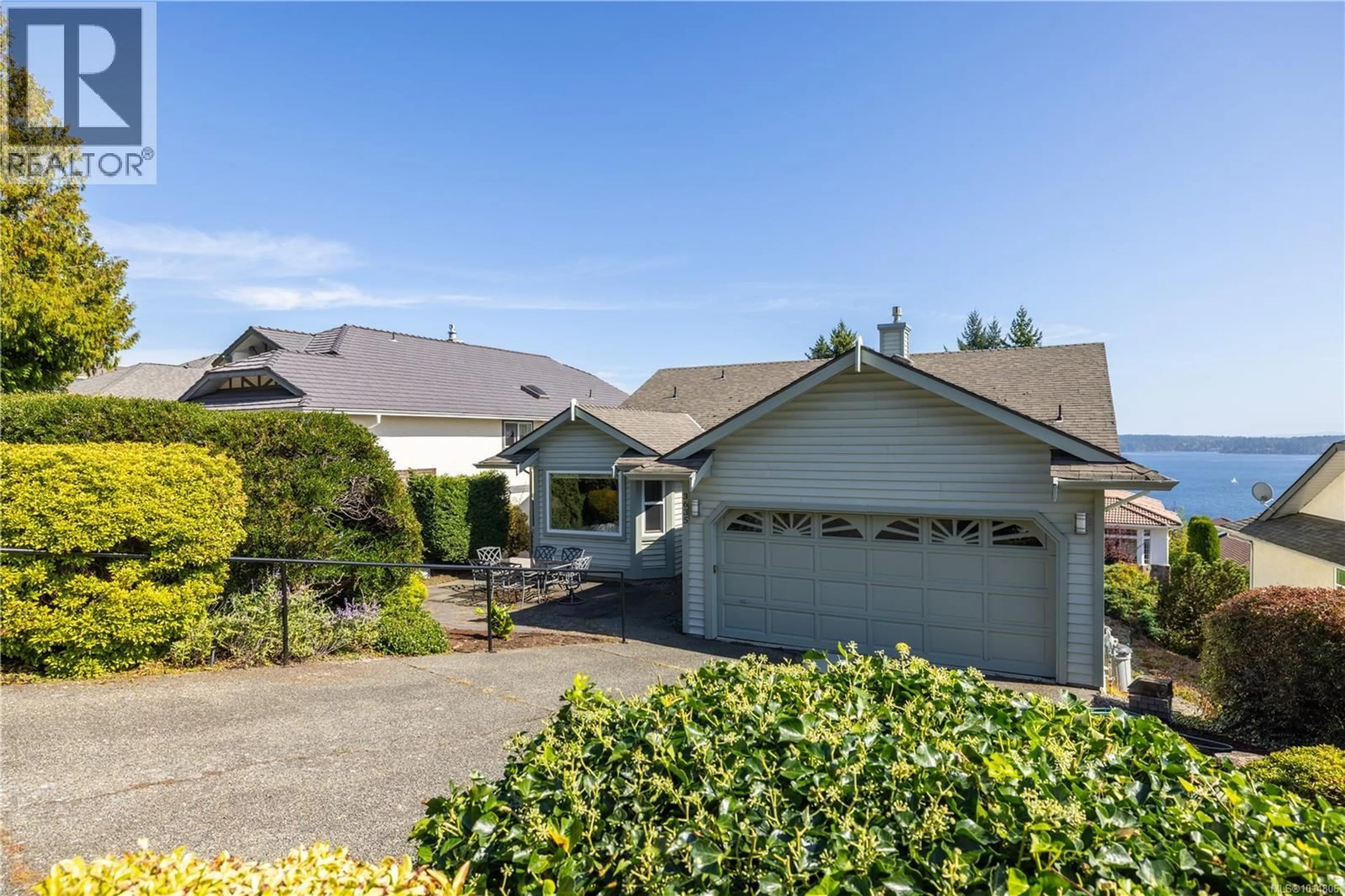 Home with vinyl exterior material, street for 3635 ARBUTUS DRIVE NORTH, Cobble Hill British Columbia V0R1L1