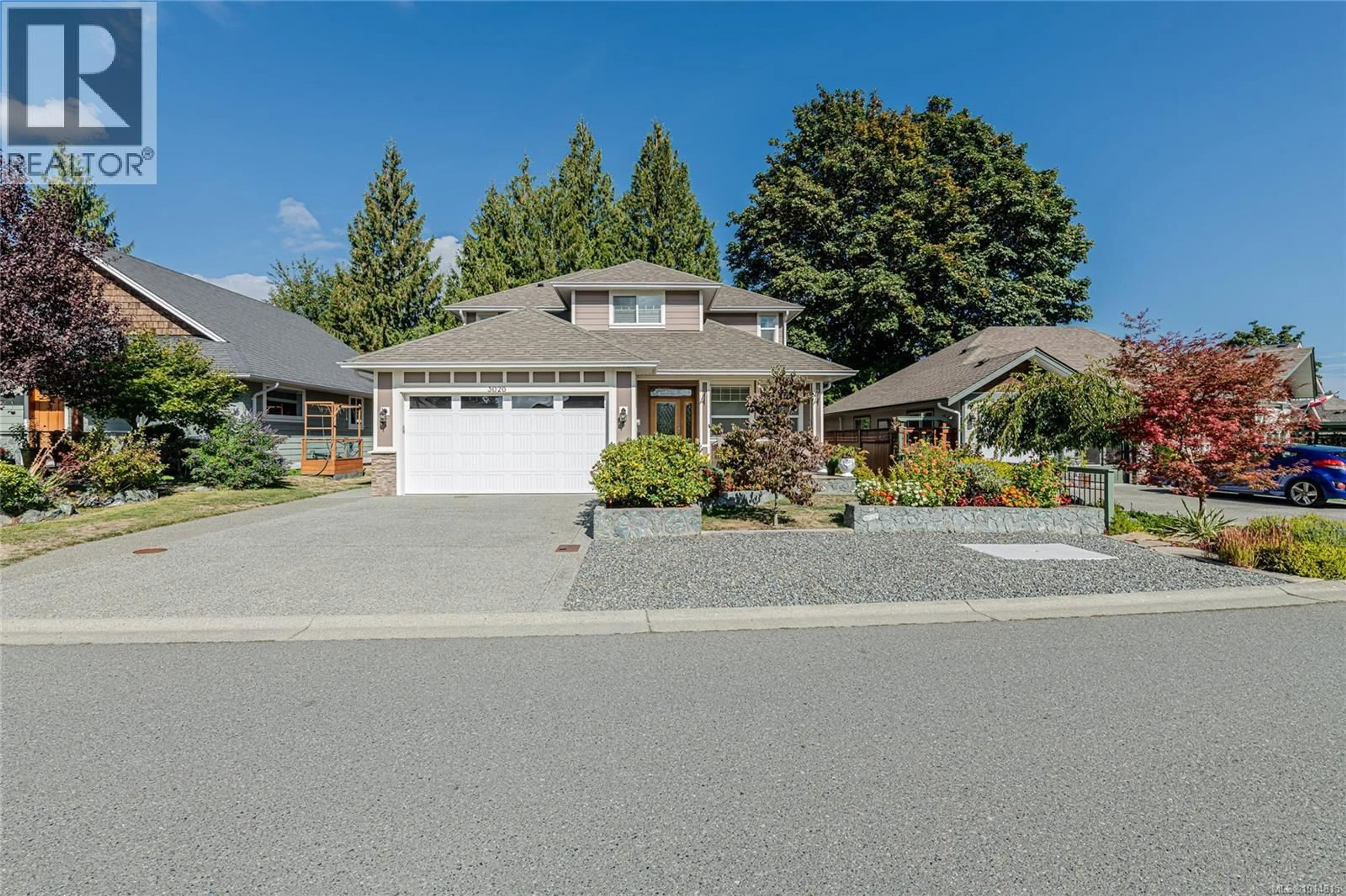 Home with vinyl exterior material, street for 3026 KEYSTONE DRIVE, Duncan British Columbia V9L0E1